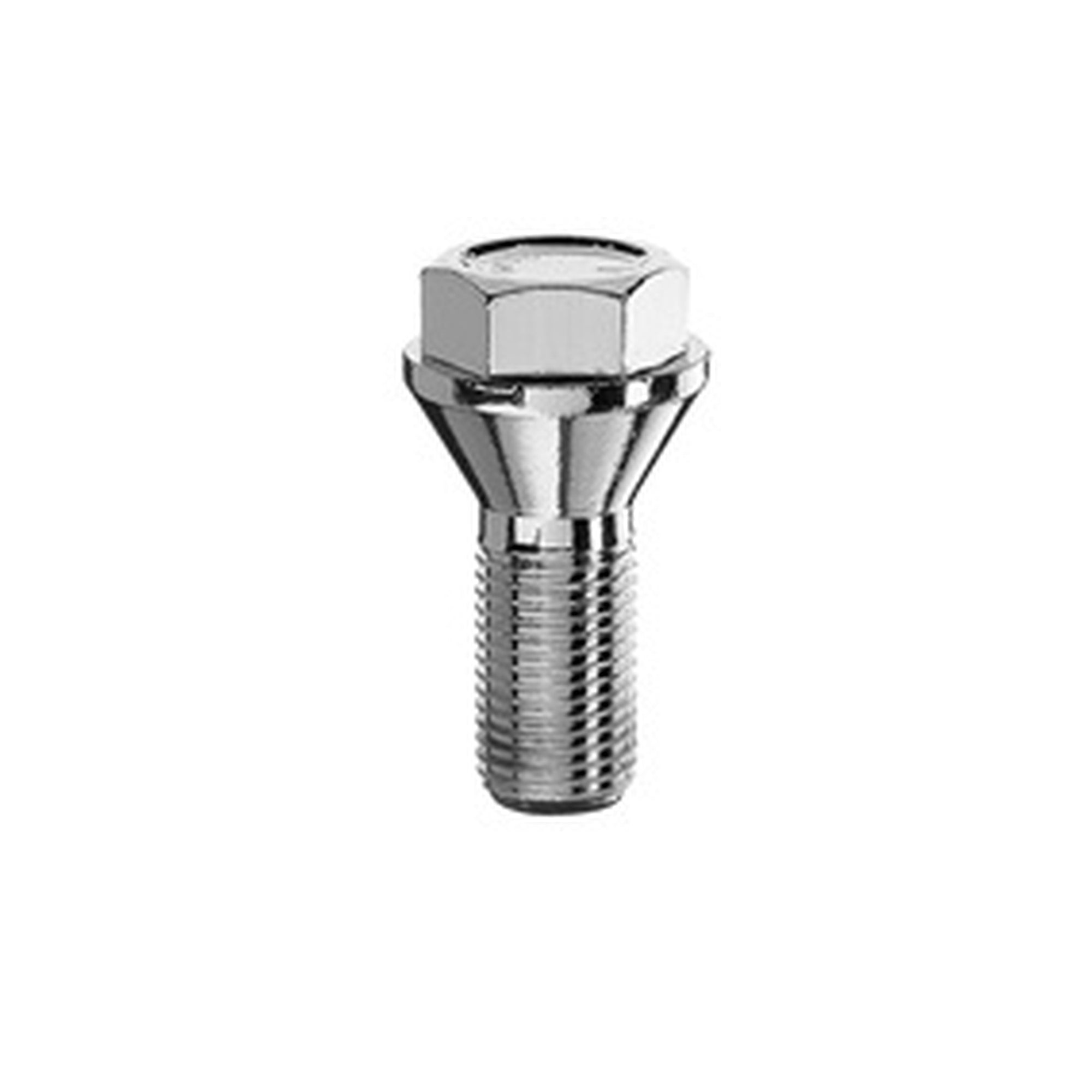 Titan 17mm Hex M12x1.5 60-degree Taper 19mm Spacer Bolts