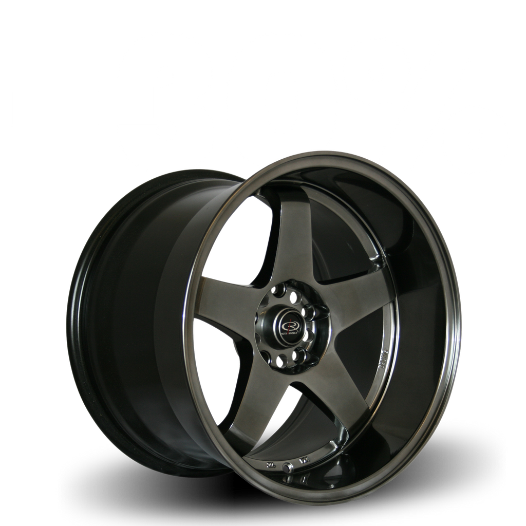 Rota GTR-D, 18 x 12 inch, 5114 PCD, ET20 in Hyper Black Single Rim