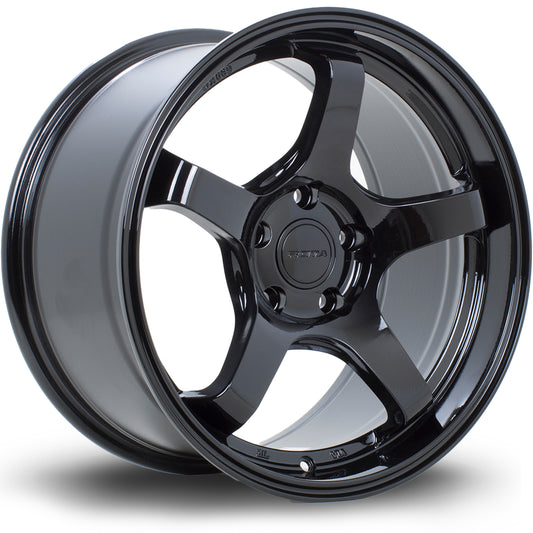 Rota RT5, 17 x 9 inch, 5x120 PCD, ET35 in Black, Single Rim