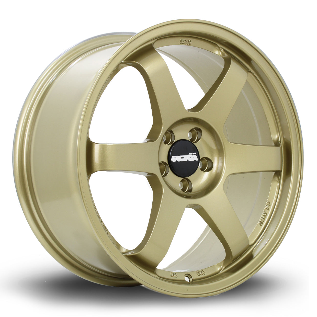 Rota Grid Flow-Forged, 18 x 8.5 inch, 5x114 PCD, ET44 in Gold, Single Rim