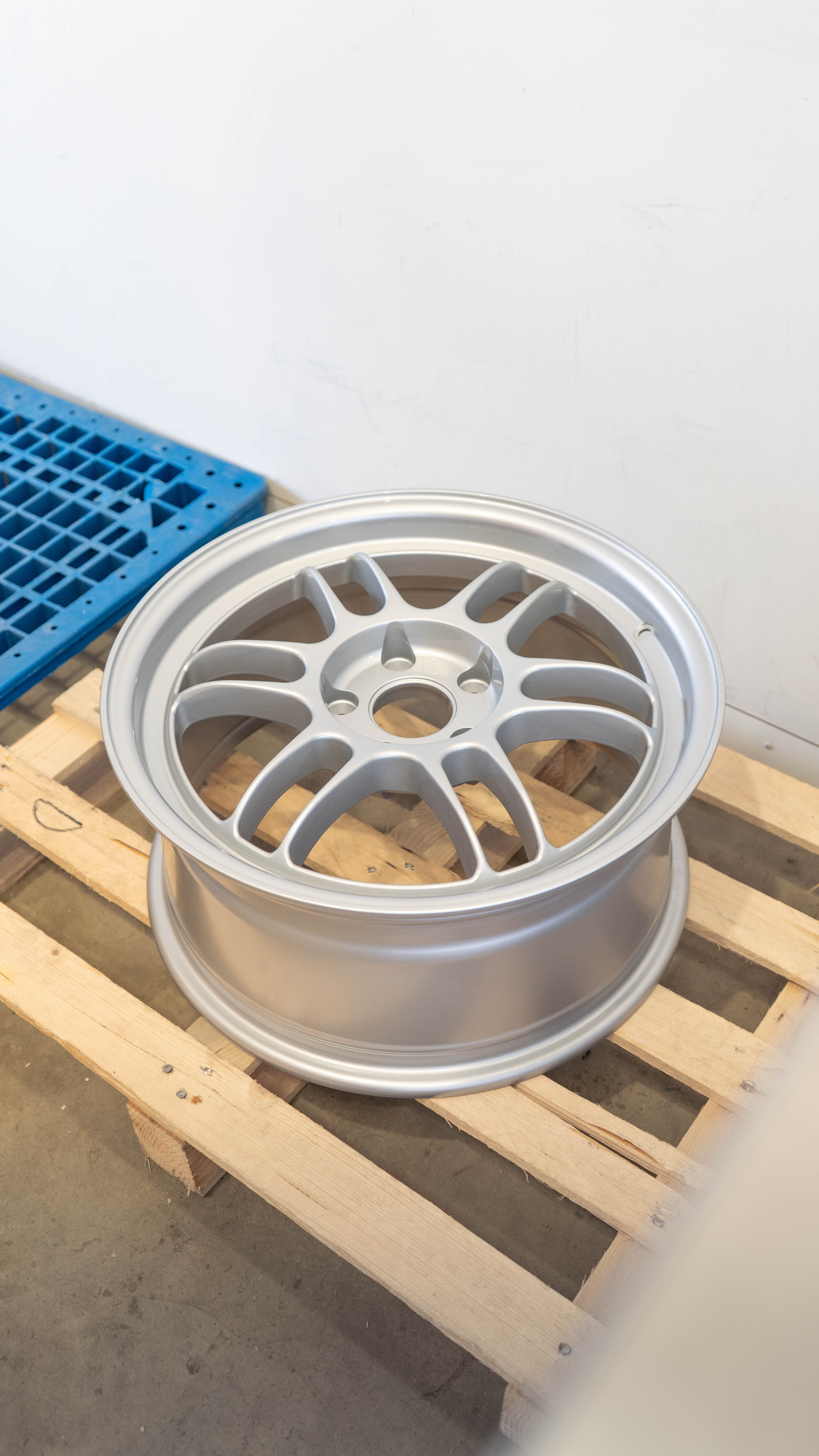 356 Wheels TFS3, 16 x 7 inch, 4x100 PCD, ET38 in Silver, Single Rim