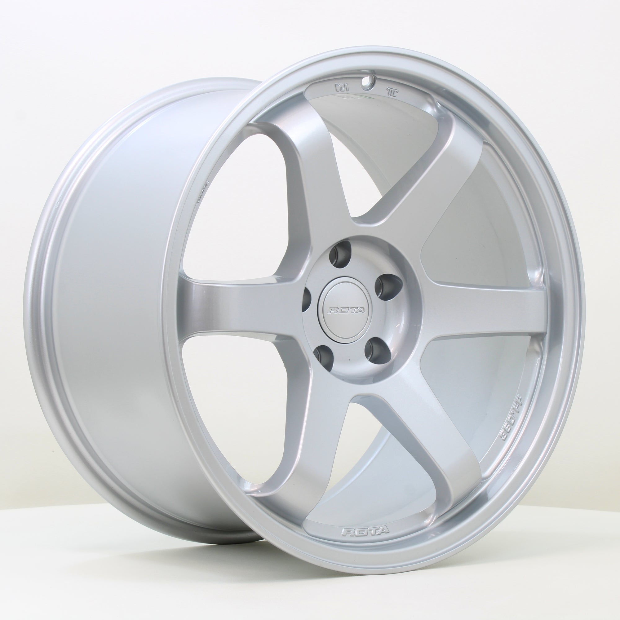 Rota Grid Flow-Forged, 19 x 10.5 inch, 5x114 PCD, ET25 in Silver, Single Rim