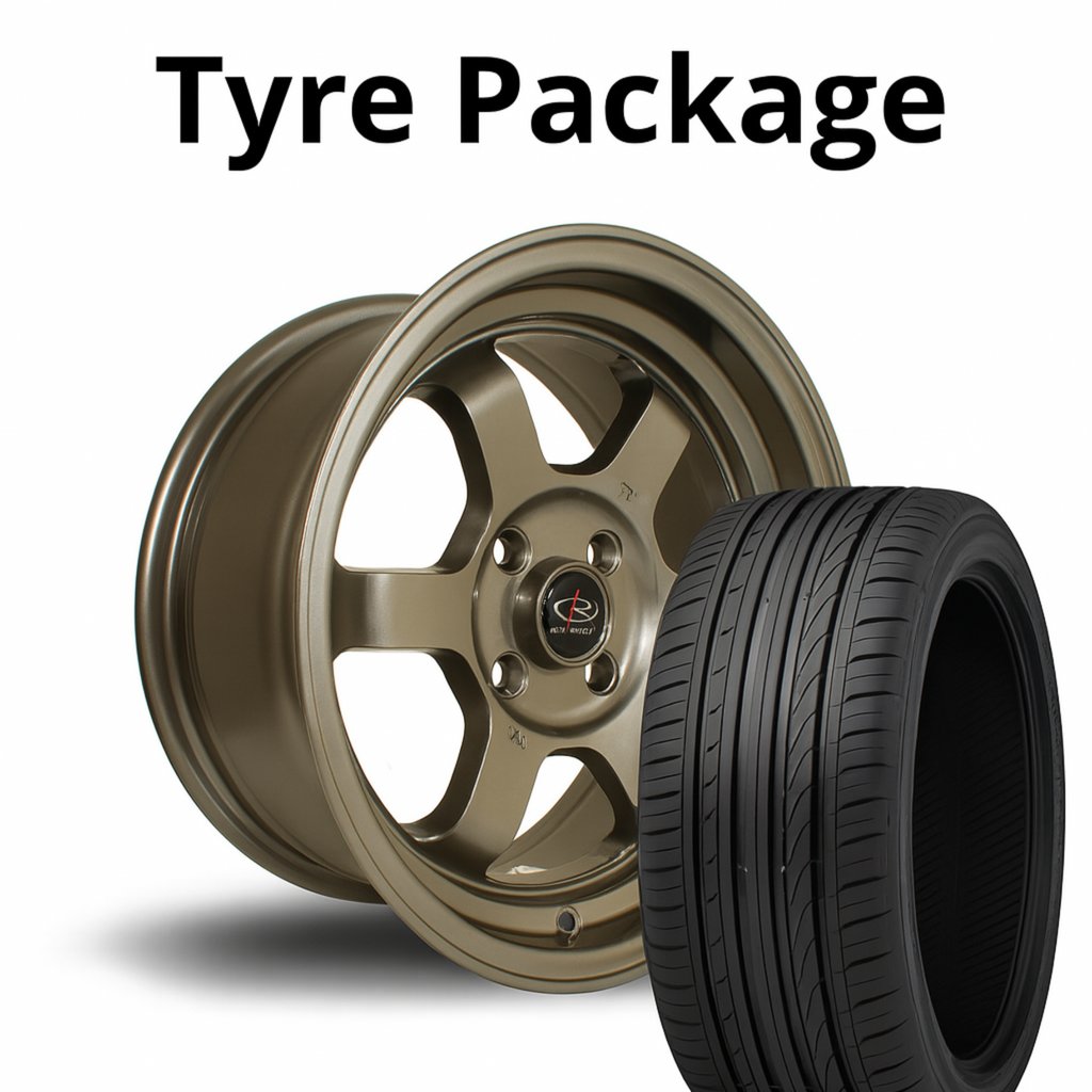 Rota Grid-V, 15 x 7 inch, 4100 PCD, ET20 - MX-5 NA/NB Wheel & Tyre Package – Fitted & Balanced