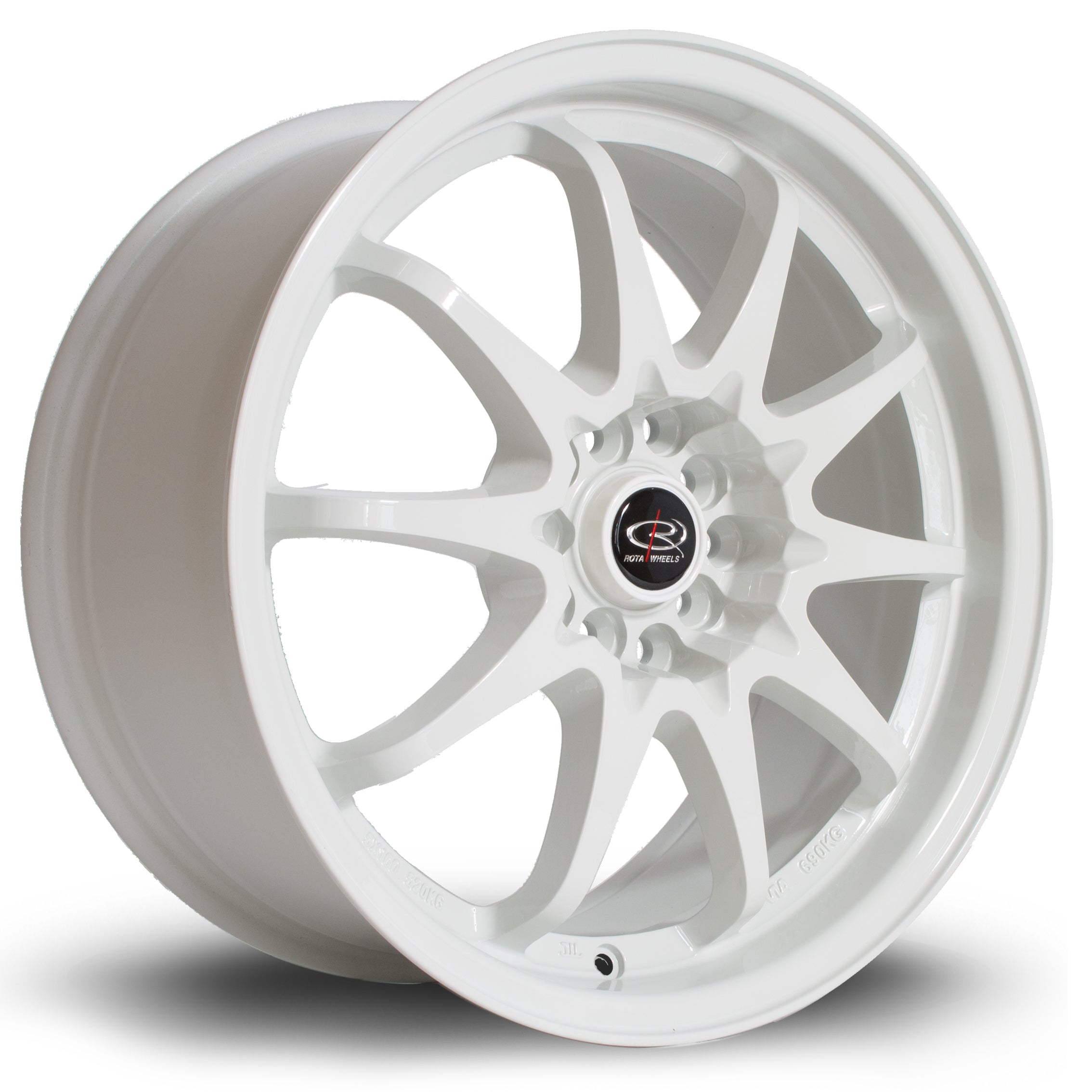 Rota Fighter, 18 x 8.5 inch, 5100~5114 PCD, ET35 in White, Single Rim
