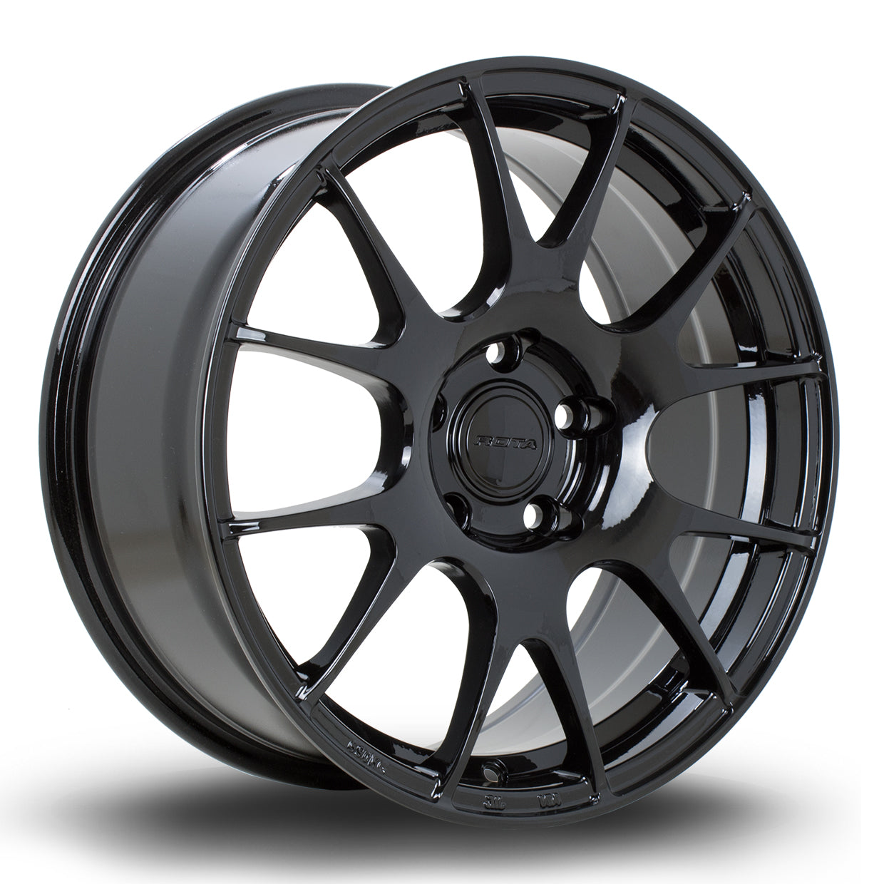 Rota Blitz, 17 x 7.5 inch, 5114 PCD, et45 in Black Single Rim