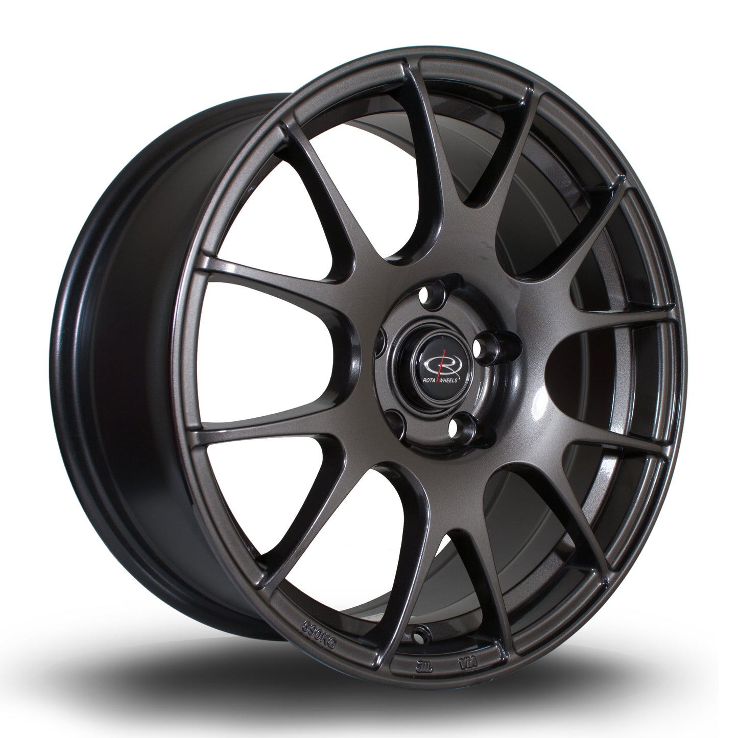 Rota Blitz, 17 x 7.5 inch, 4100 PCD, et35 in Gunmetal Single Rim