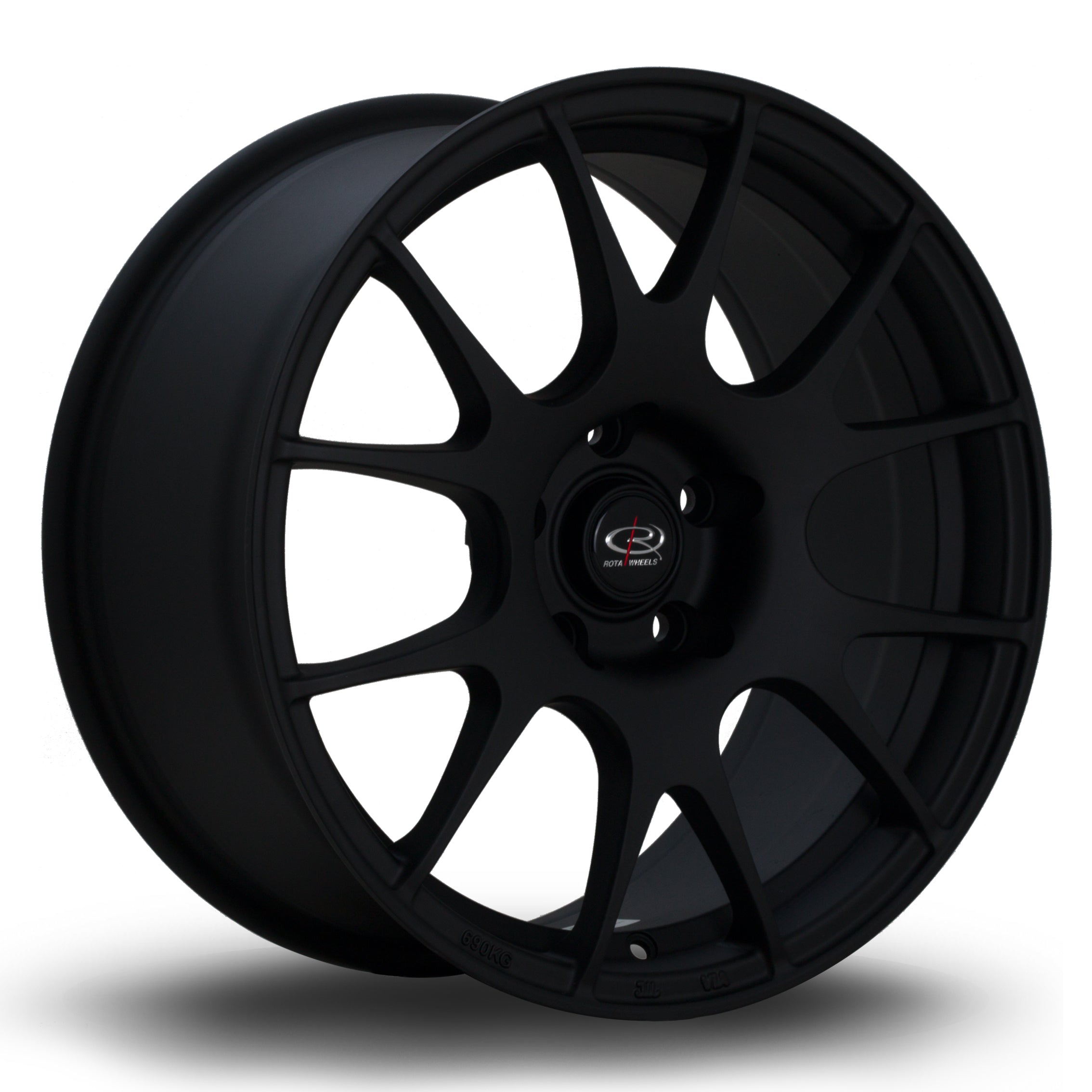 Rota Blitz, 17 x 8 inch, 5x114 PCD, ET35 in Flat Black 2, Single Wheel