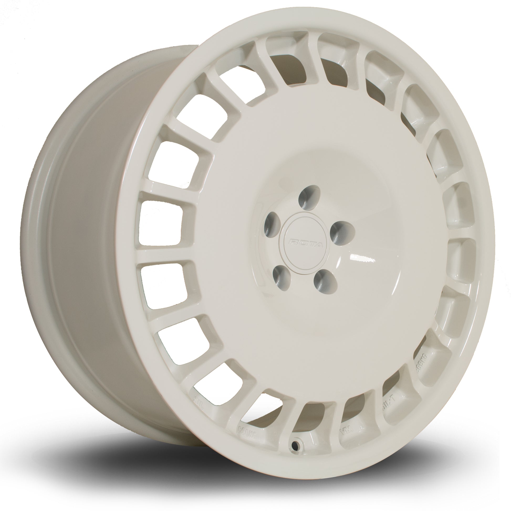 Rota D154, 18 x 8.5 inch, 5114 PCD, et35 in White Single Rim