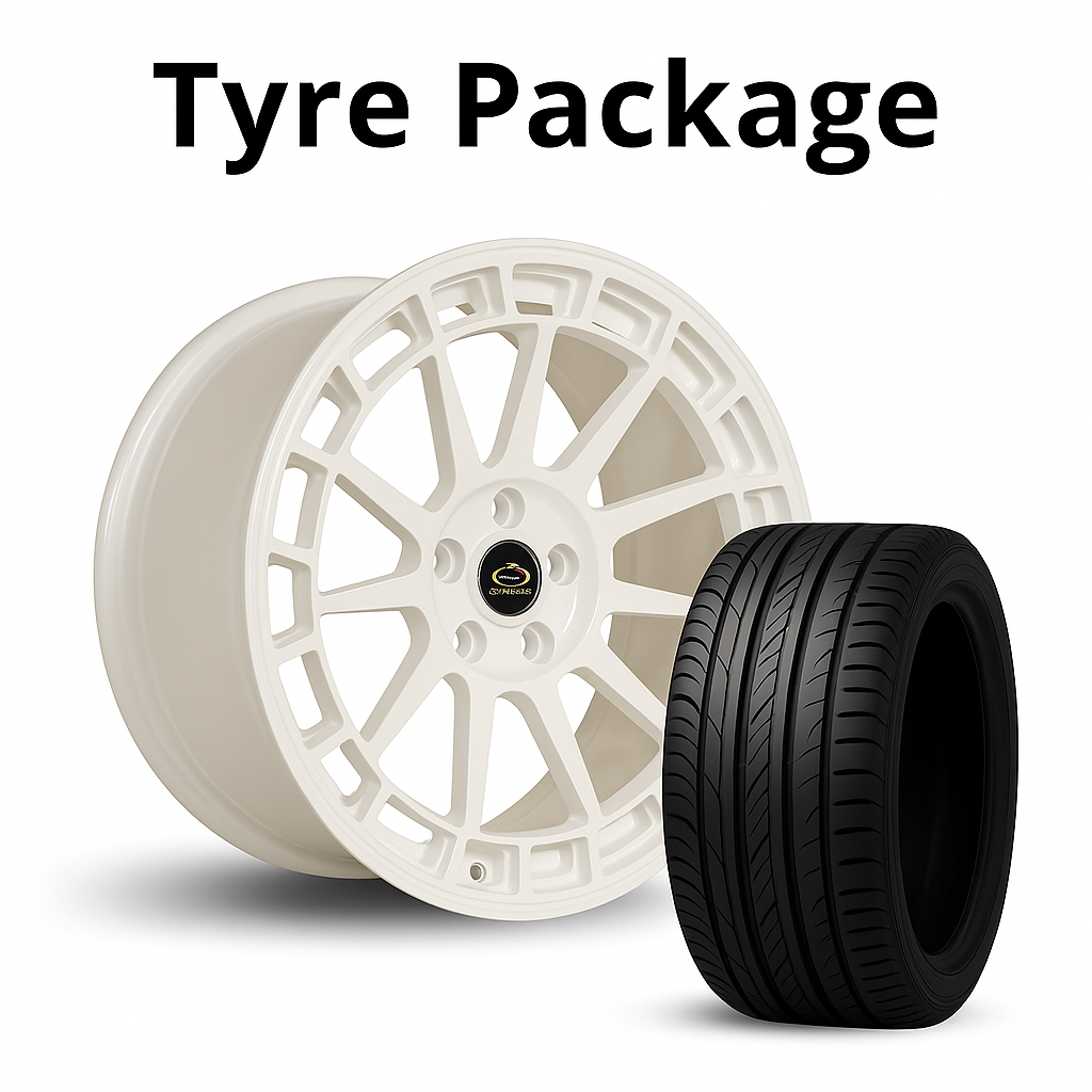 Rota Recce, 17 x 8 inch, 498 PCD, ET35 - Fiat 500/595 Wheel & Tyre Package – Fitted & Balanced