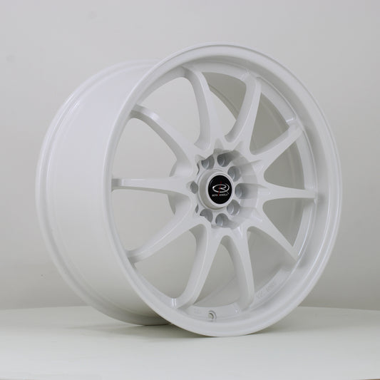 Rota Fighter, 18 x 8.5 inch, 5100~5114 PCD, et35 in White Single Rim