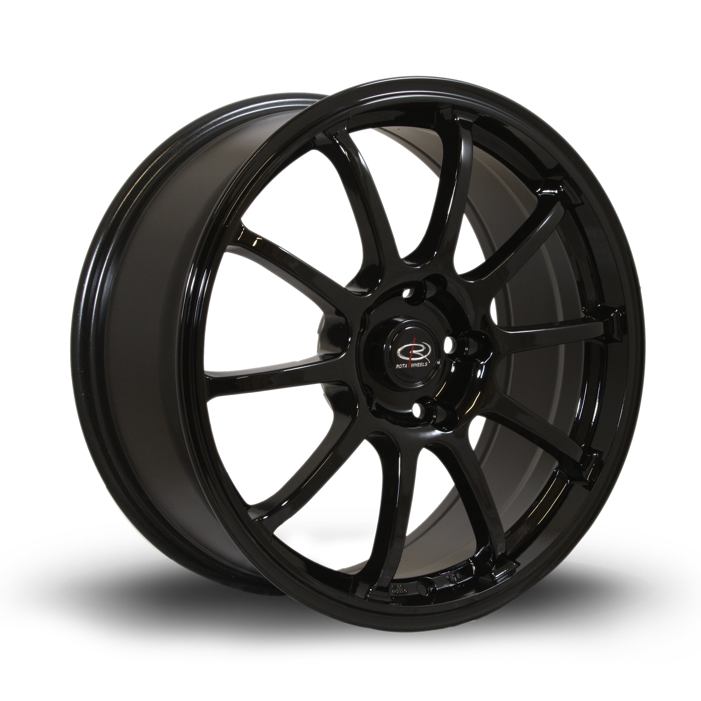 Rota Force, 17 x 8 inch, 5x114 PCD, ET48 in Black, Single Wheel