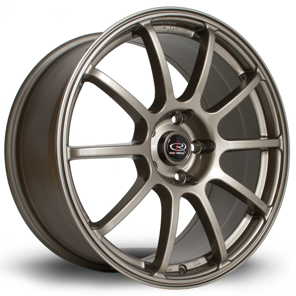 Rota Force, 18 x 8.5 inch, 5x114 PCD, ET48 in Bronze, Single Wheel