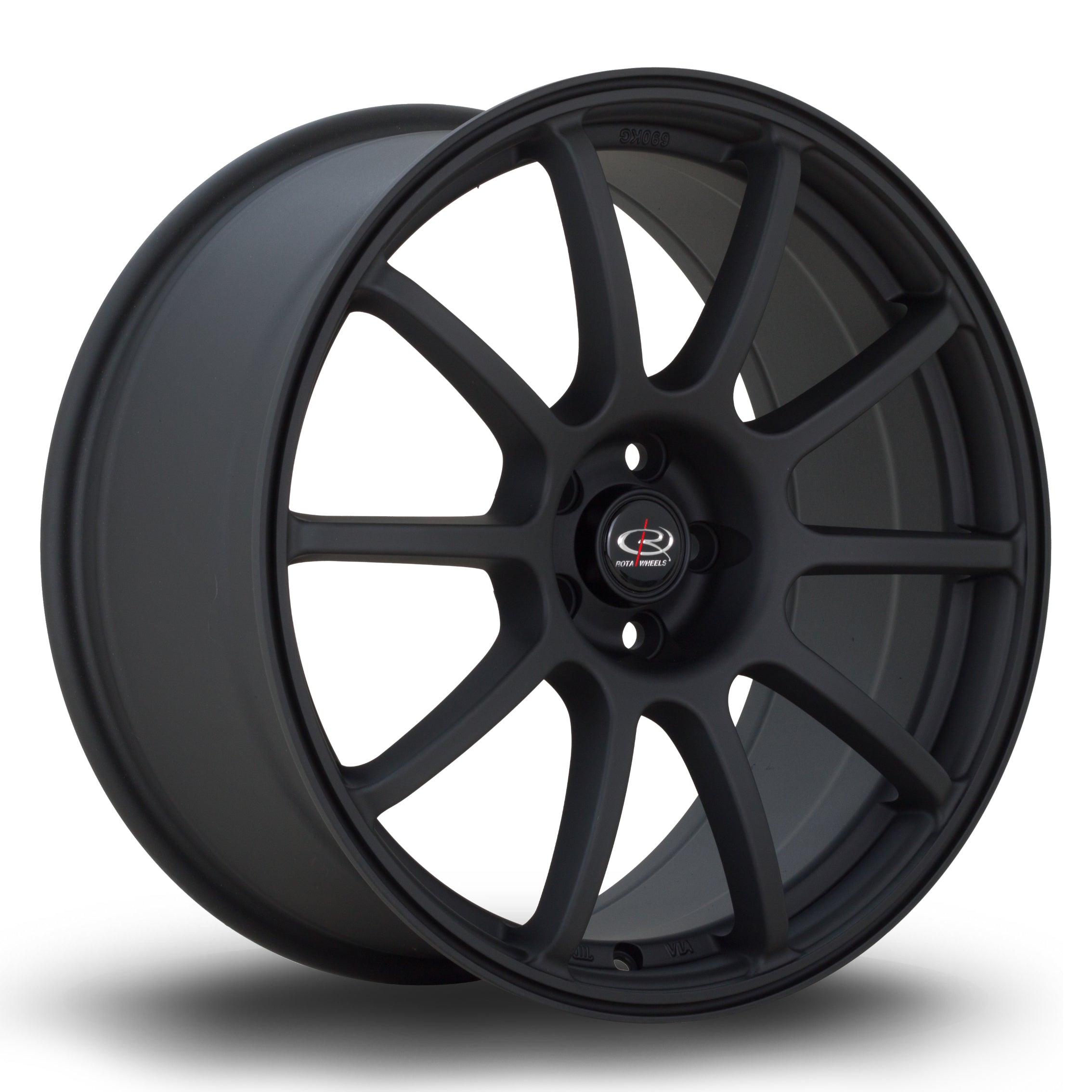 Rota Force, 18 x 8.5 inch, 5x100 PCD, ET48 in Flat Black 2, Single Wheel