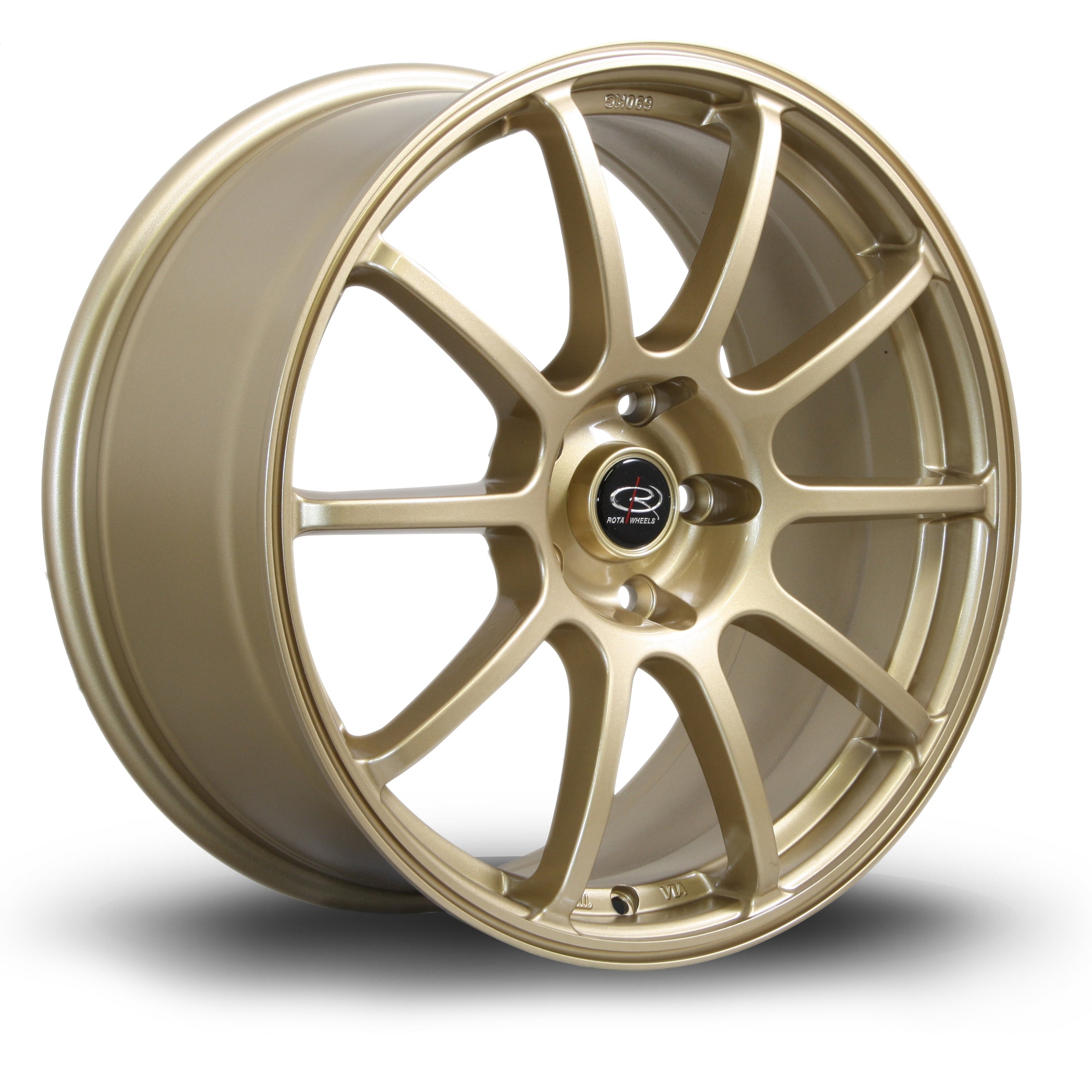 Rota Force, 18 x 8.5 inch, 5x100 PCD, ET48 in Gold, Single Wheel