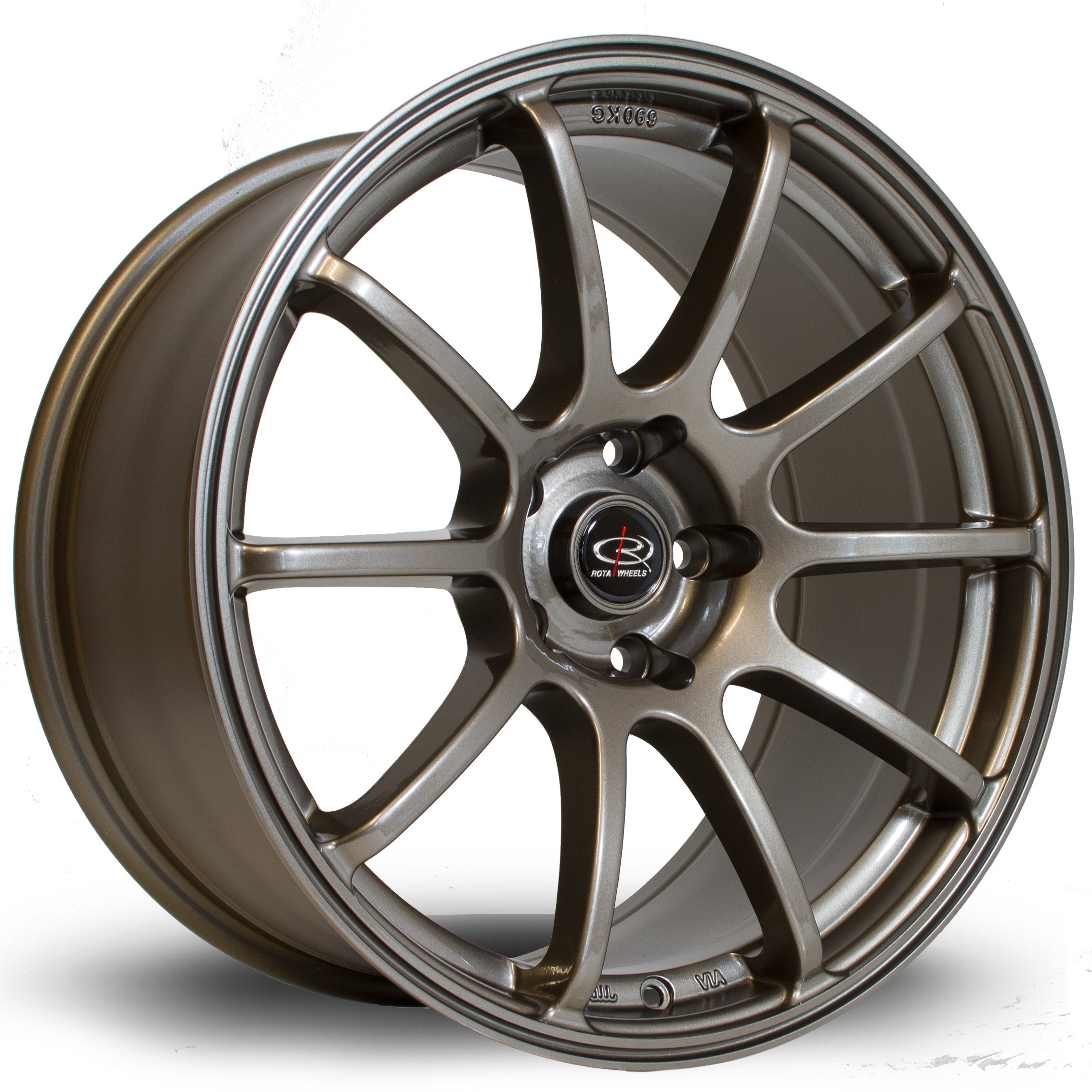 Rota Force, 18 x 9 inch, 5x114 PCD, ET27 in Bronze, Single Wheel