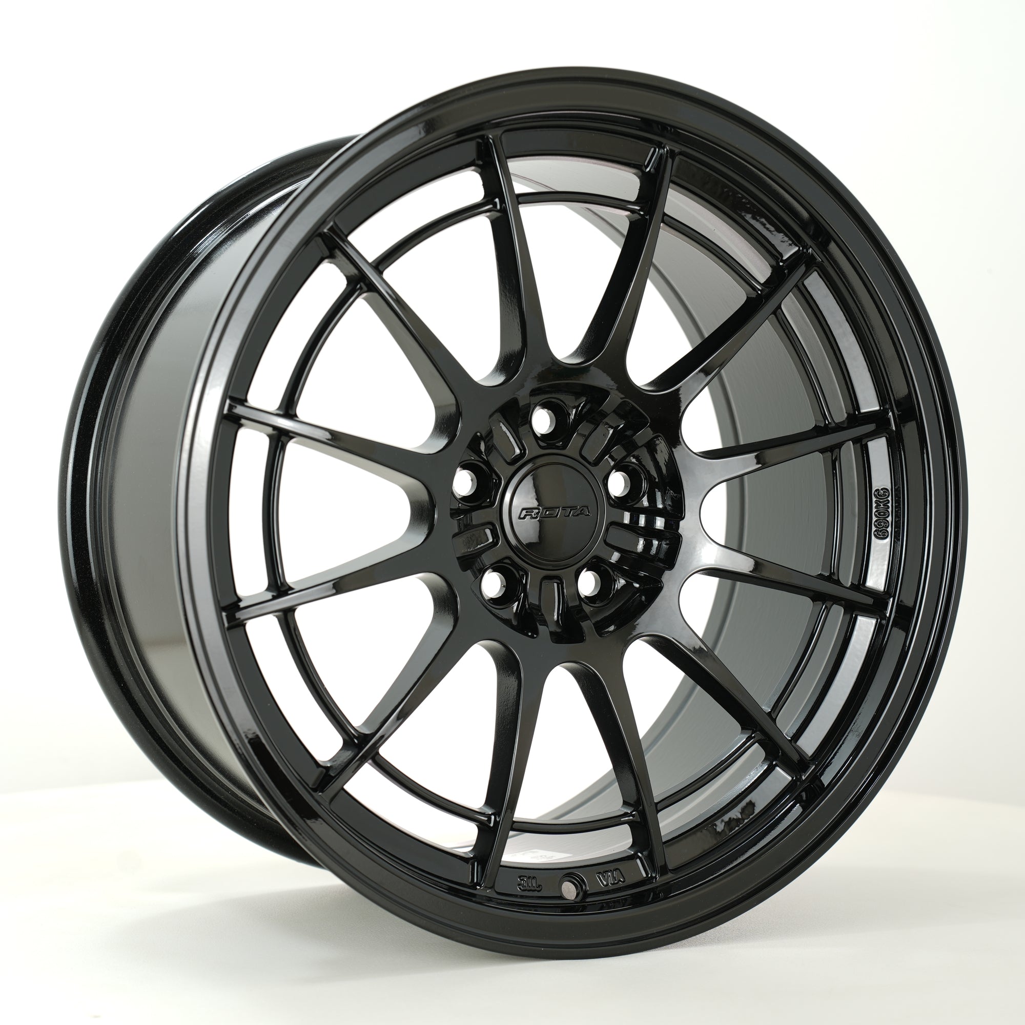 Rota GKR, 18 x 9 inch, 5x108 PCD, ET40 in Black, Single Wheel