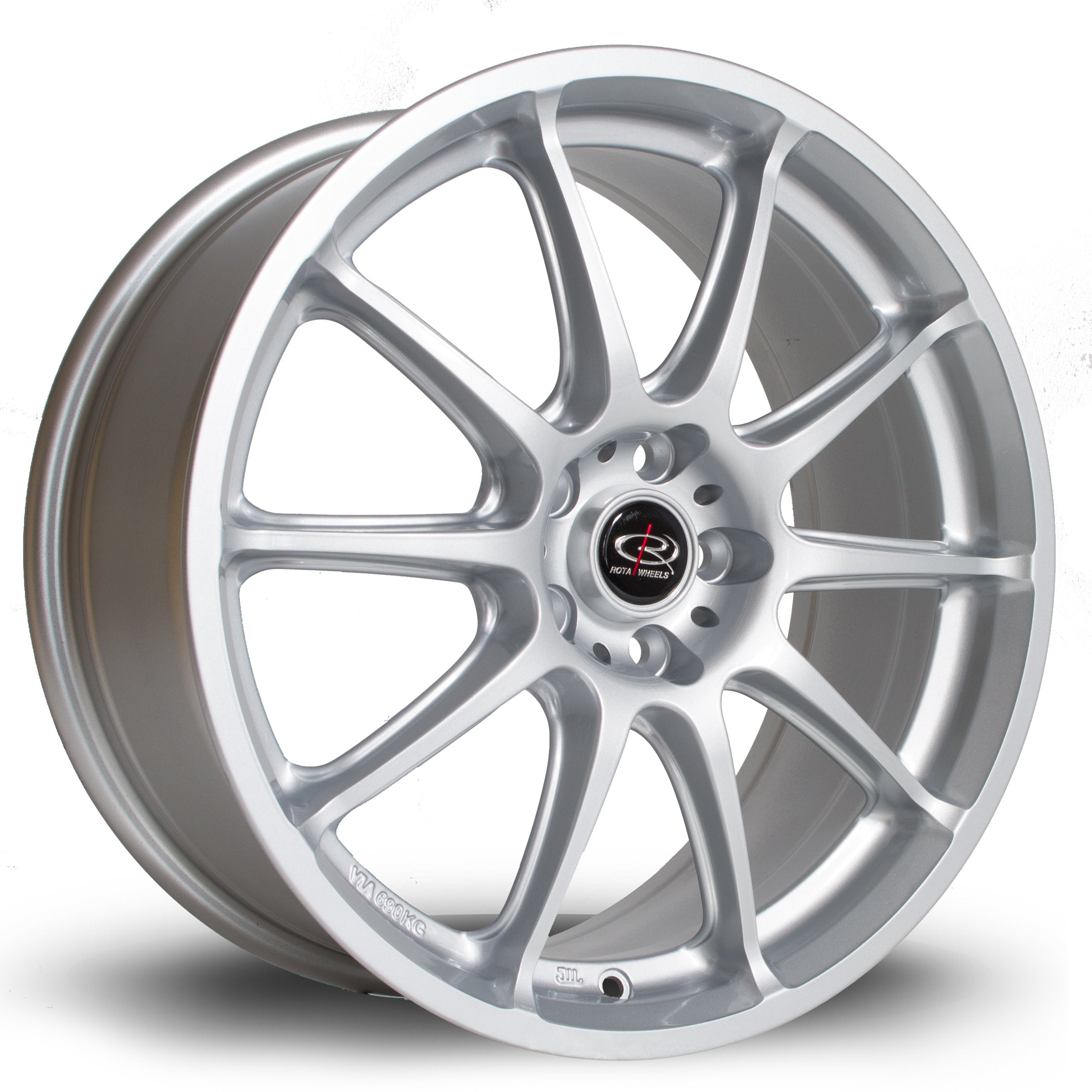 Rota Gra, 17 x 7.5 inch, 5x100 PCD, ET48 in Silver, Single Wheel