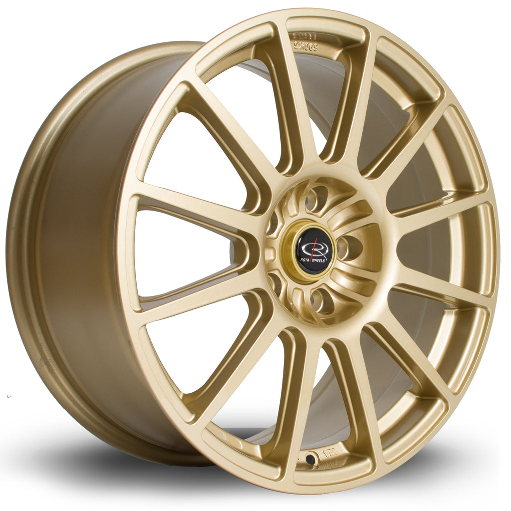 Rota Gravel, 18 x 8.5 inch, 5x100 PCD, ET44 in Gold, Single Wheel