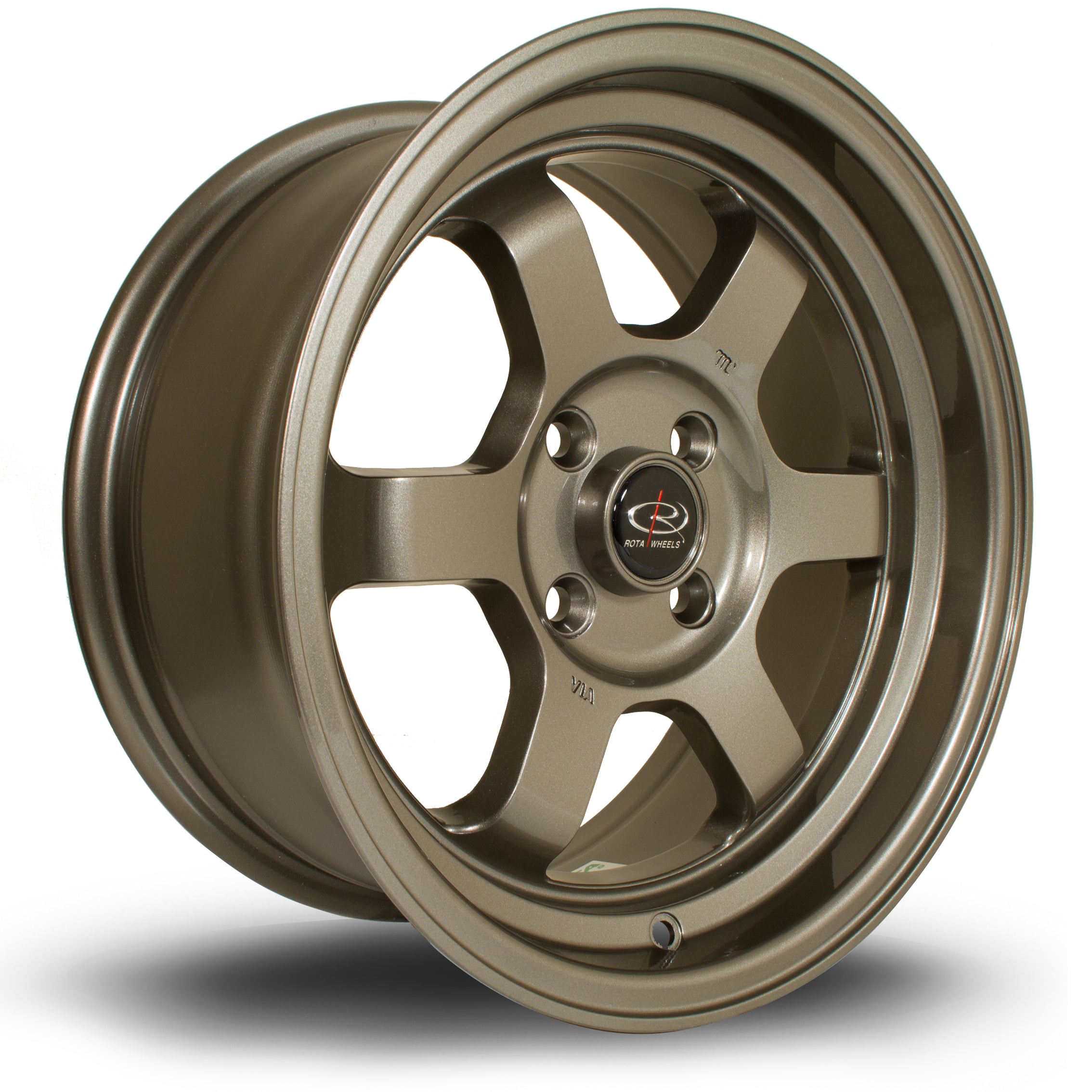 Rota Grid-V, 15 x 7 inch, 4x100 PCD, ET20 in Bronze, Single Wheel
