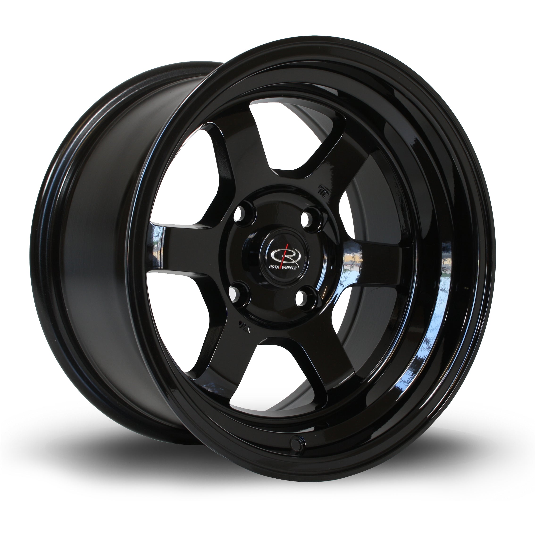 Rota Grid-V, 15 x 8 inch, 4x114 PCD, ET0 in Black, Single Wheel