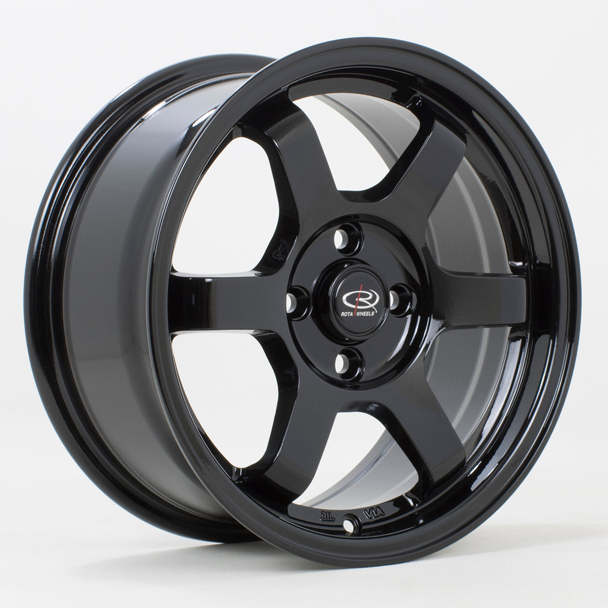 Rota Grid, 15 x 7 inch, 4x100 PCD, ET40 in Black, Single Wheel