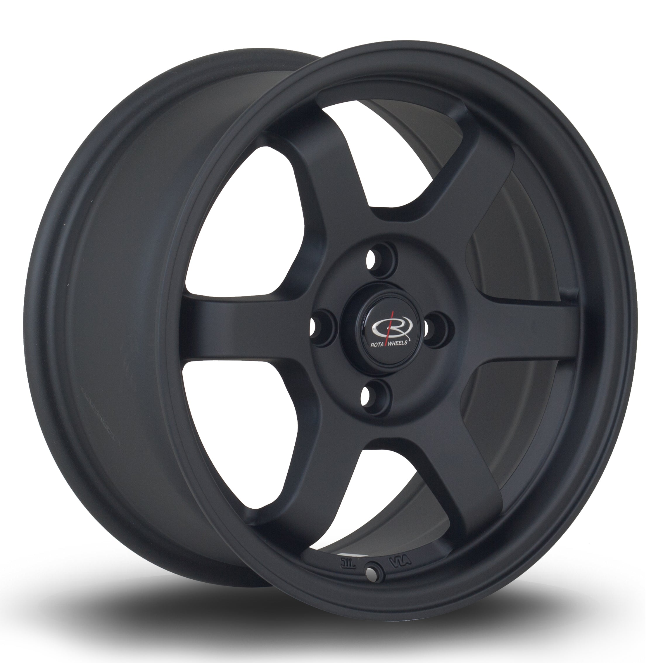 Rota Grid, 15 x 7 inch, 4x100 PCD, ET40 in Flat Black 2, Single Wheel