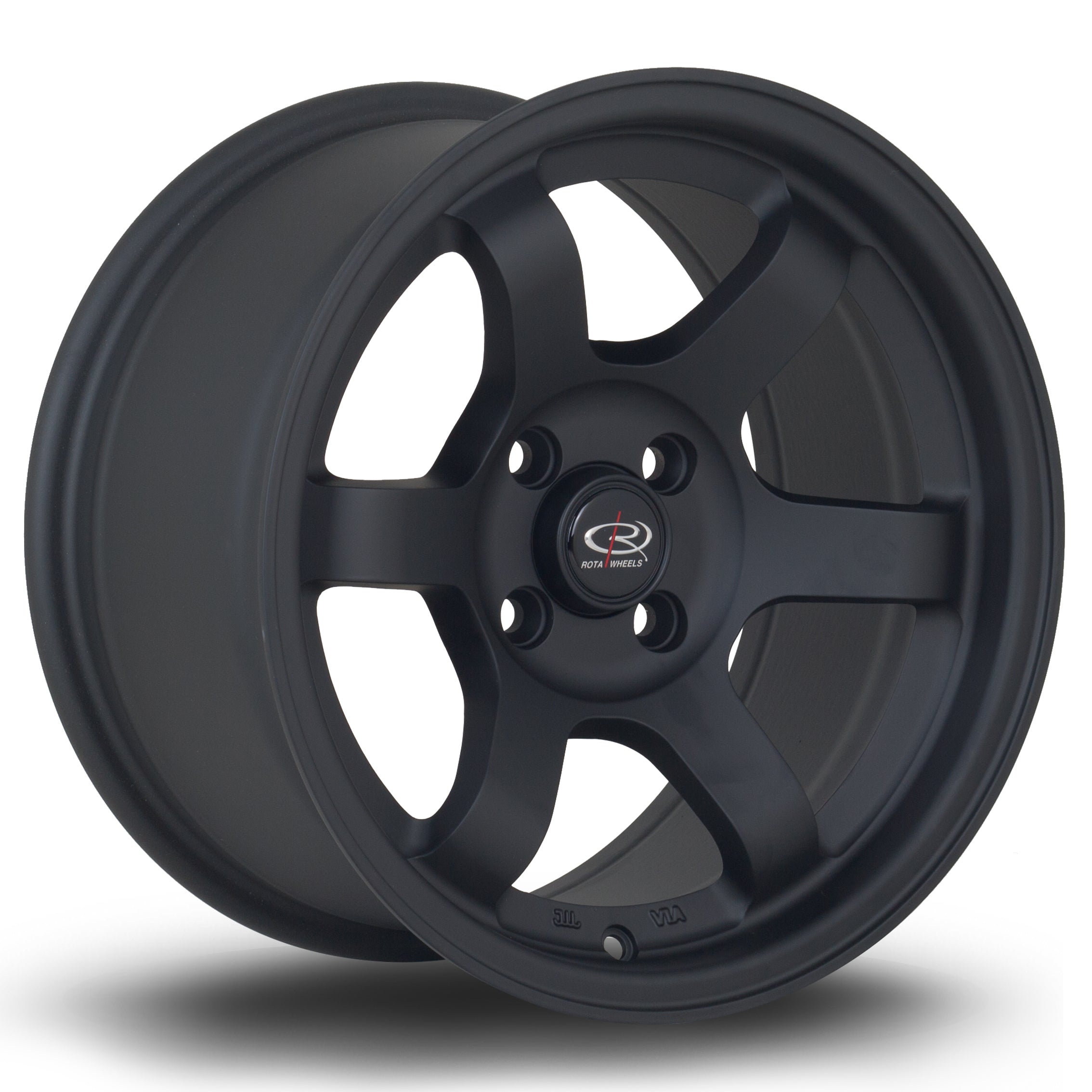 Rota Grid, 15 x 8 inch, 4x100 PCD, ET20 in Flat Black 2, Single Wheel