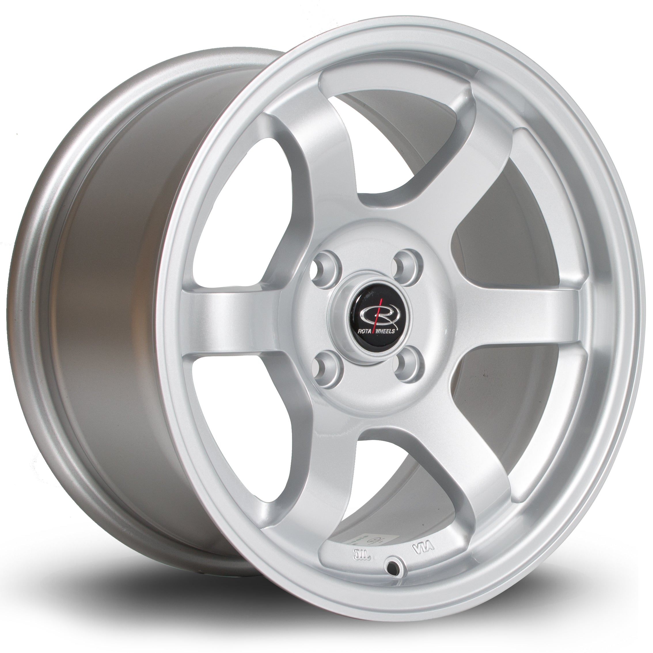 Rota Grid, 15 x 8 inch, 4x100 PCD, ET20 in Silver, Single Wheel