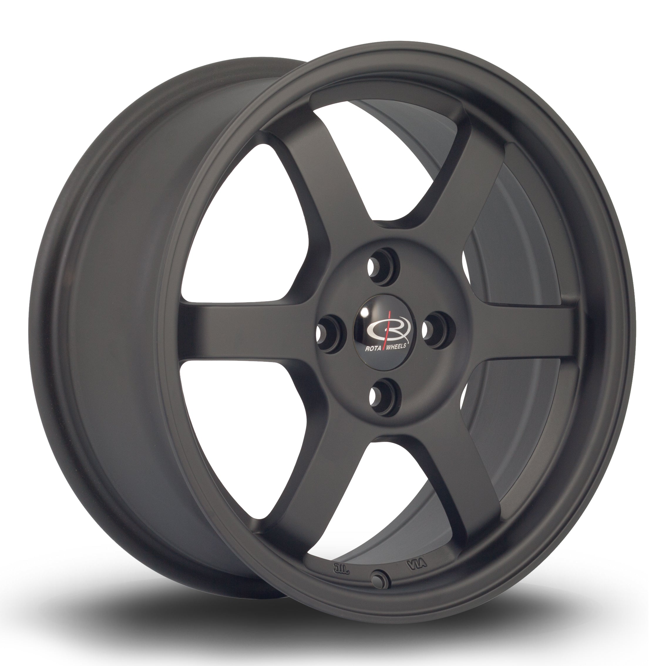 Rota Grid, 16 x 7 inch, 4x100 PCD, ET27 in Flat Black 2, Single Wheel