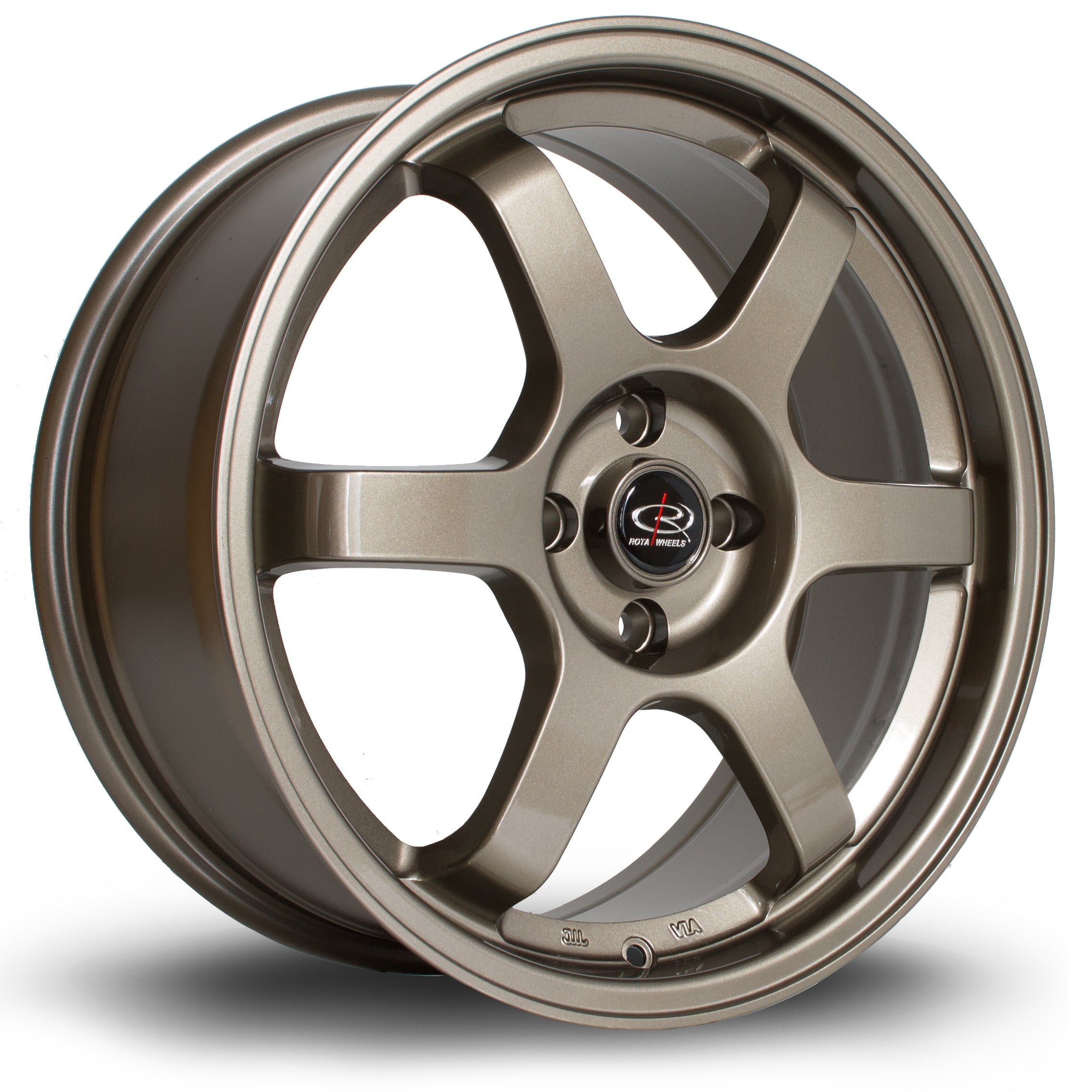Rota Grid, 17 x 7.5 inch, 4x100 PCD, ET45 in Bronze, Single Wheel
