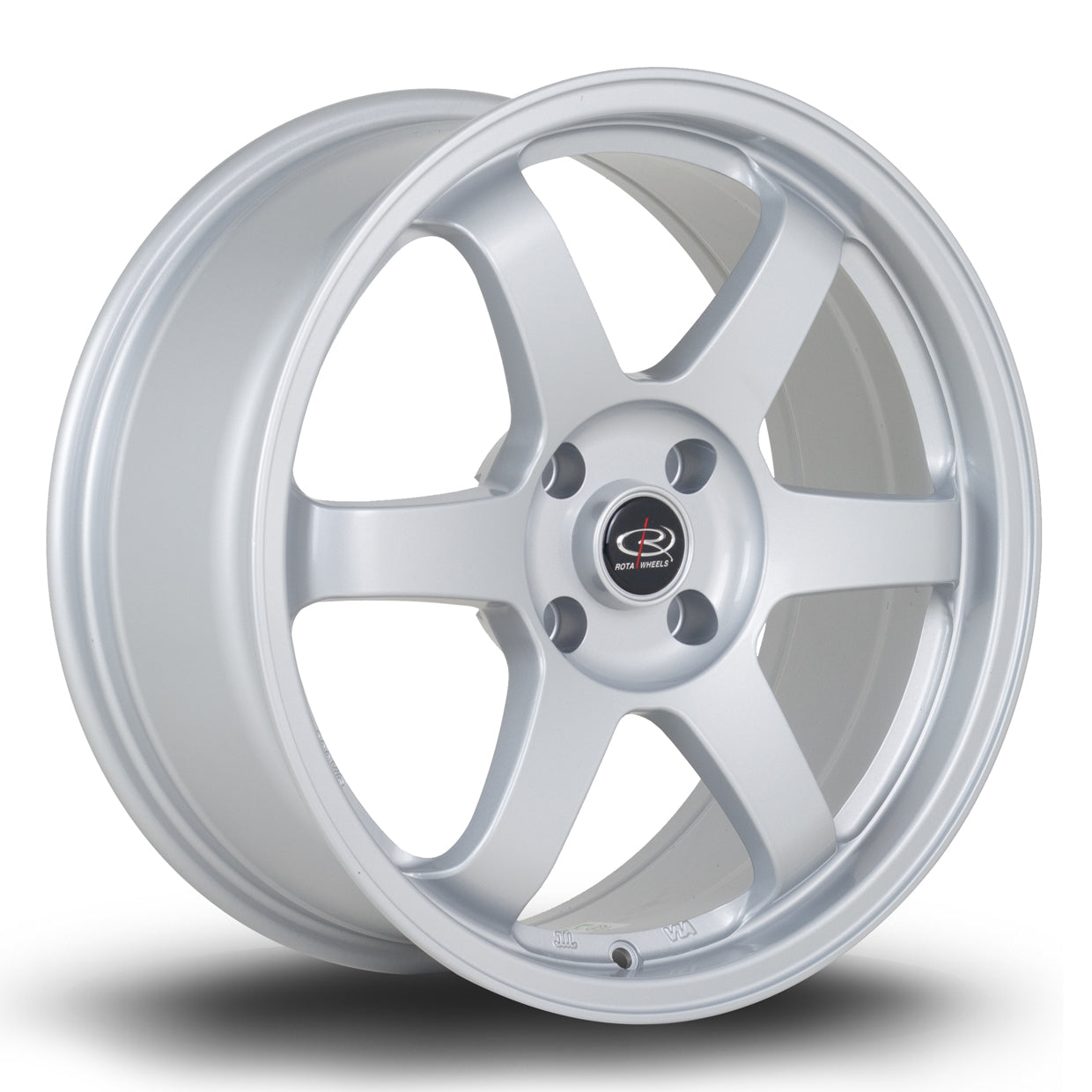 Rota Grid, 17 x 7.5 inch, 4x108 PCD, ET25 in Silver, Single Wheel