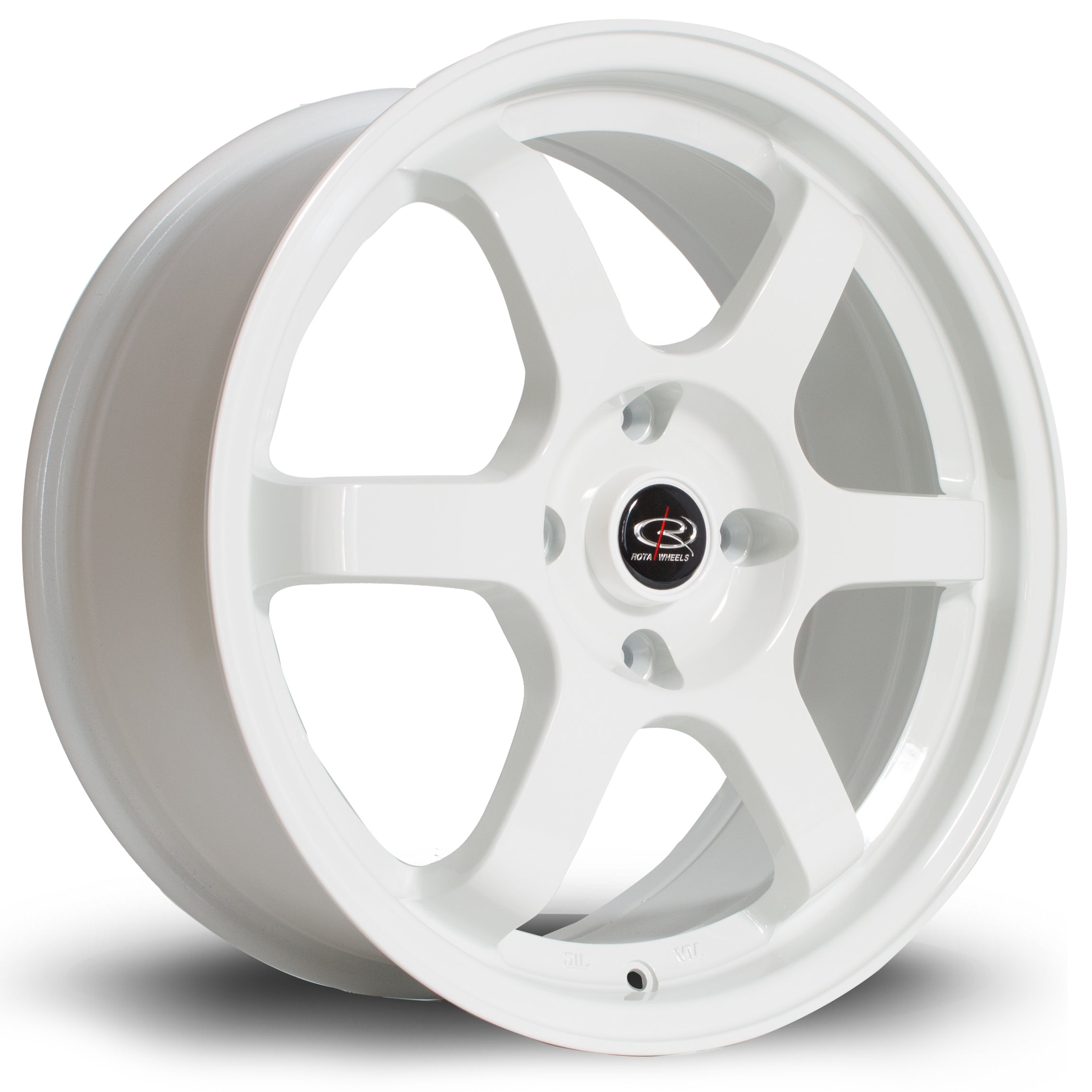 Rota Grid, 17 x 7.5 inch, 4x108 PCD, ET45 in White, Single Wheel