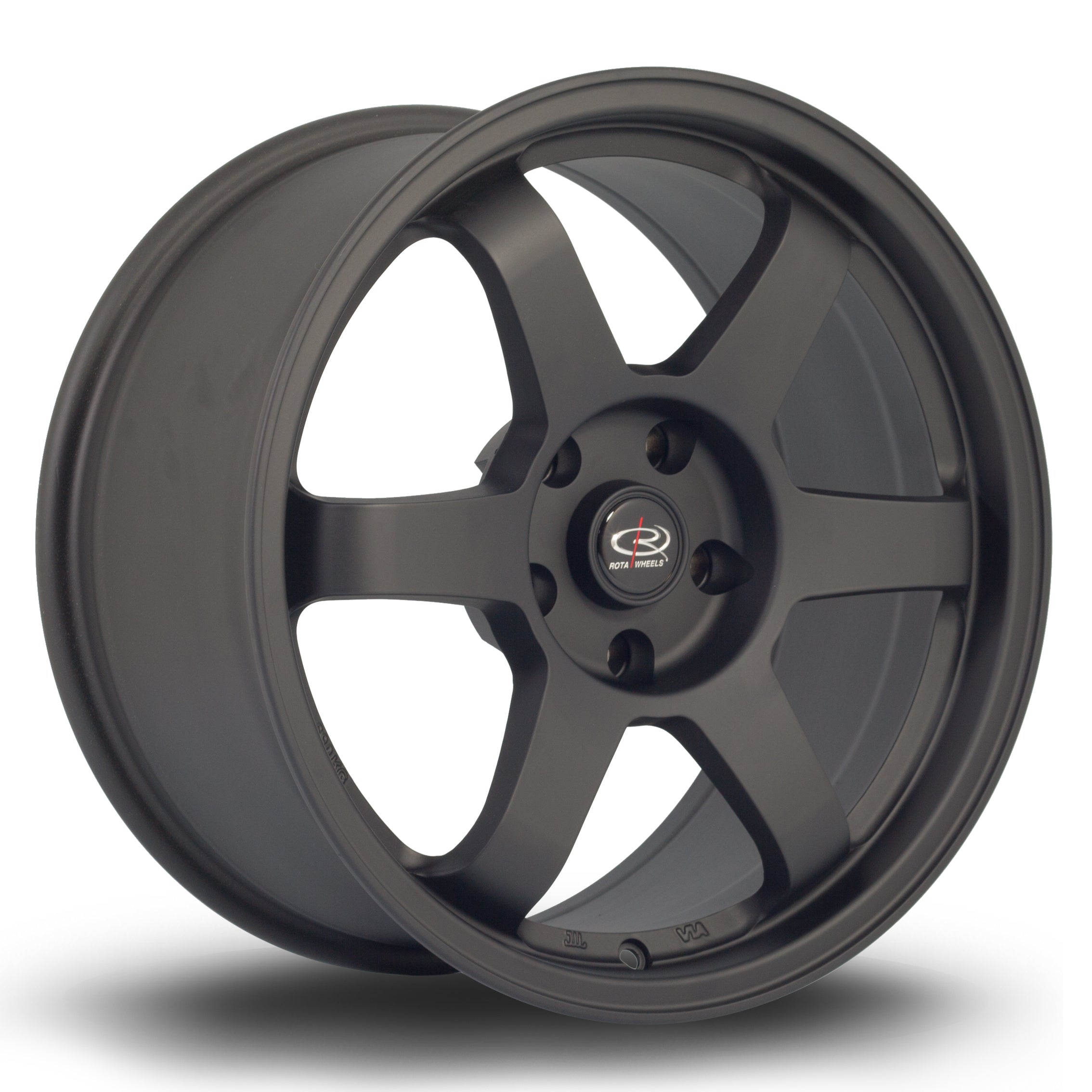 Rota Grid, 17 x 8.5 inch, 5x114 PCD, ET30 in Flat Black 2, Single Wheel