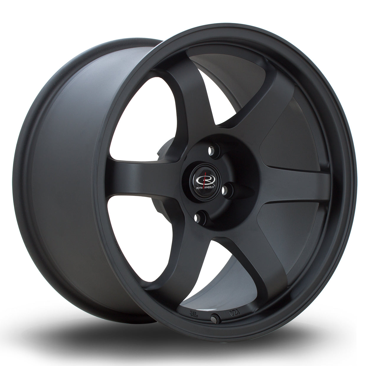 Rota Grid, 17 x 9.5 inch, 5x114 PCD, ET12 in Flat Black 2, Single Wheel