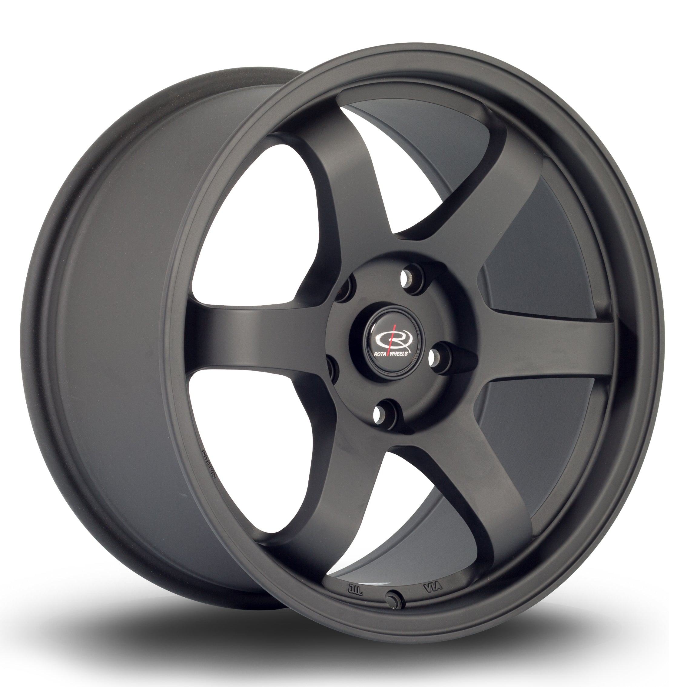Rota Grid, 17 x 9 inch, 4x100 PCD, ET25 in Flat Black 2, Single Wheel