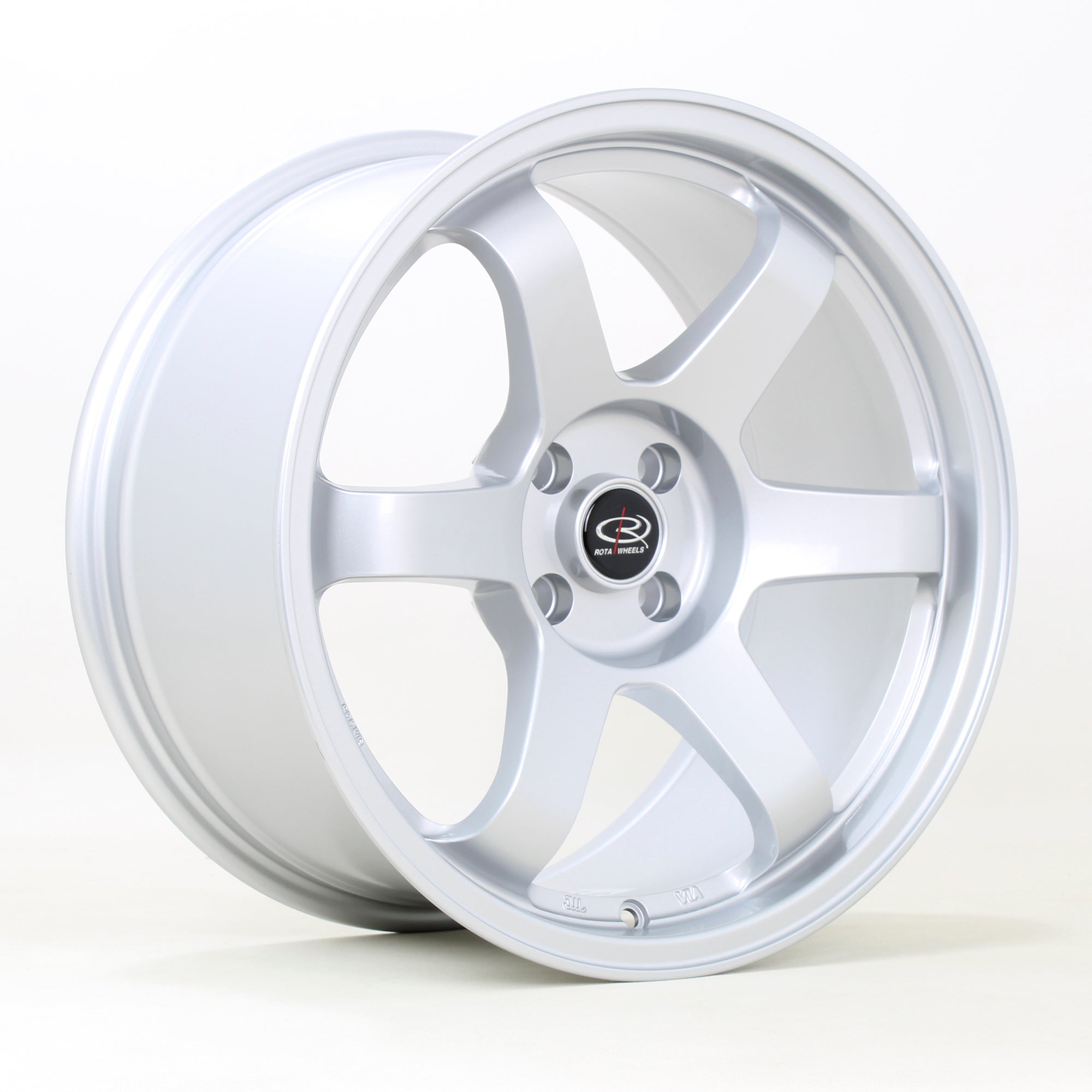 Rota Grid, 17 x 9 inch, 4x100 PCD, ET25 in Silver, Single Wheel