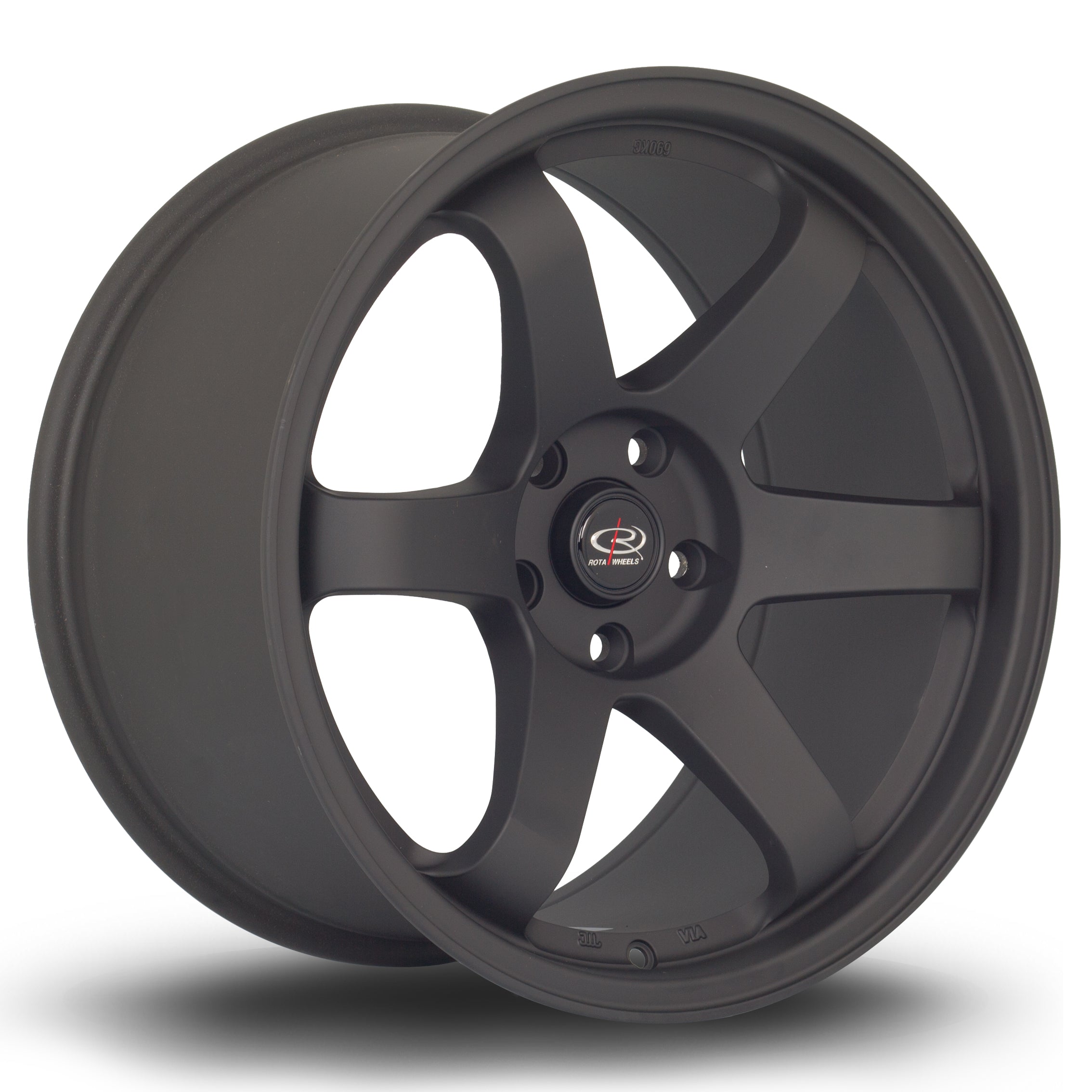 Rota Grid, 18 x 10 inch, 5x114 PCD, ET35 in Flat Black 2, Single Wheel