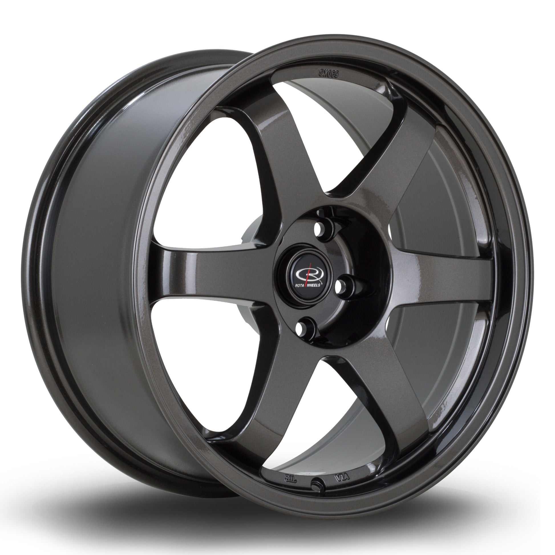 Rota Grid, 18 x 8.5 inch, 5100 PCD, et35 in Gunmetal Single Rim