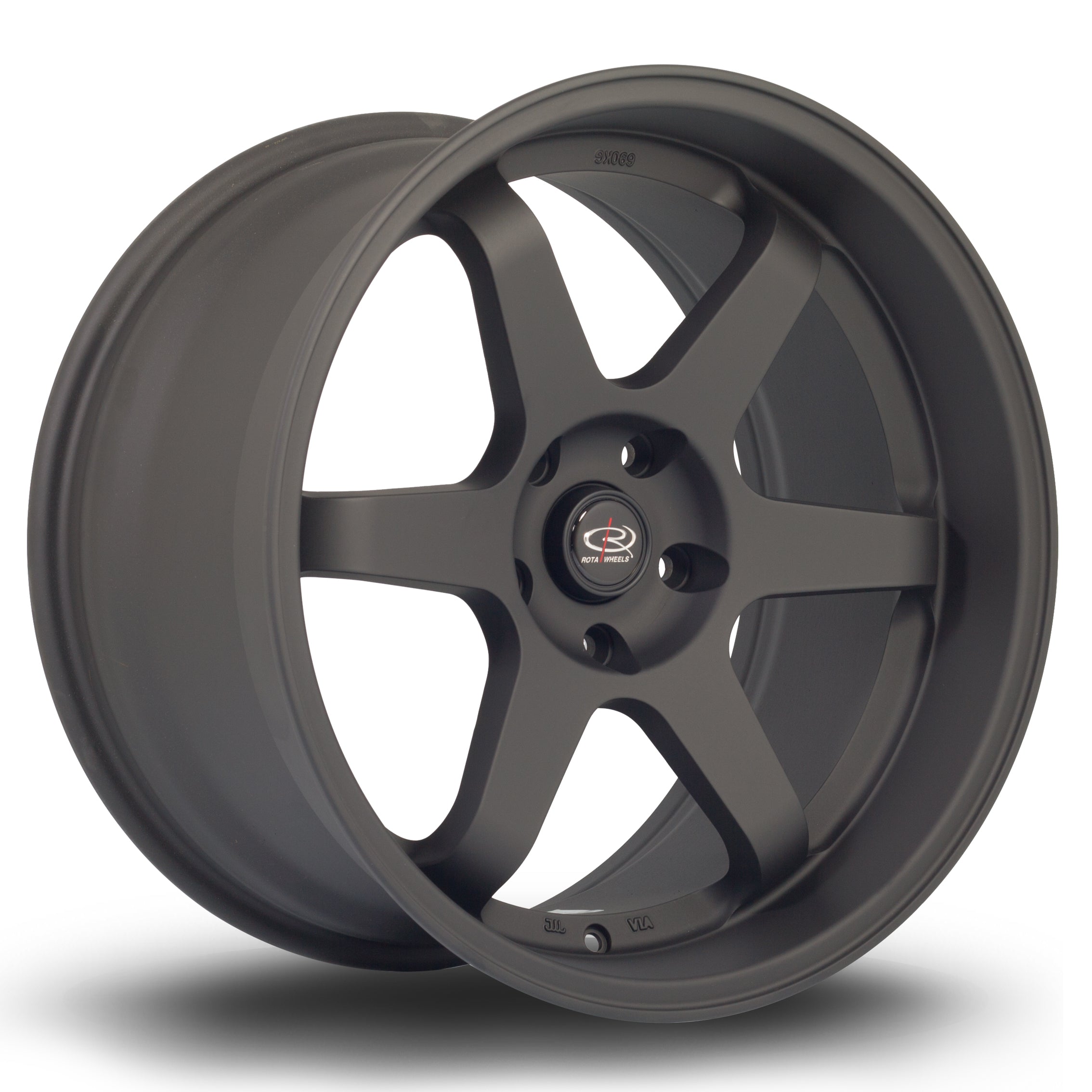 Rota Grid, 19 x 10.5 inch, 5x114 PCD, ET20 in Flat Black 2, Single Wheel