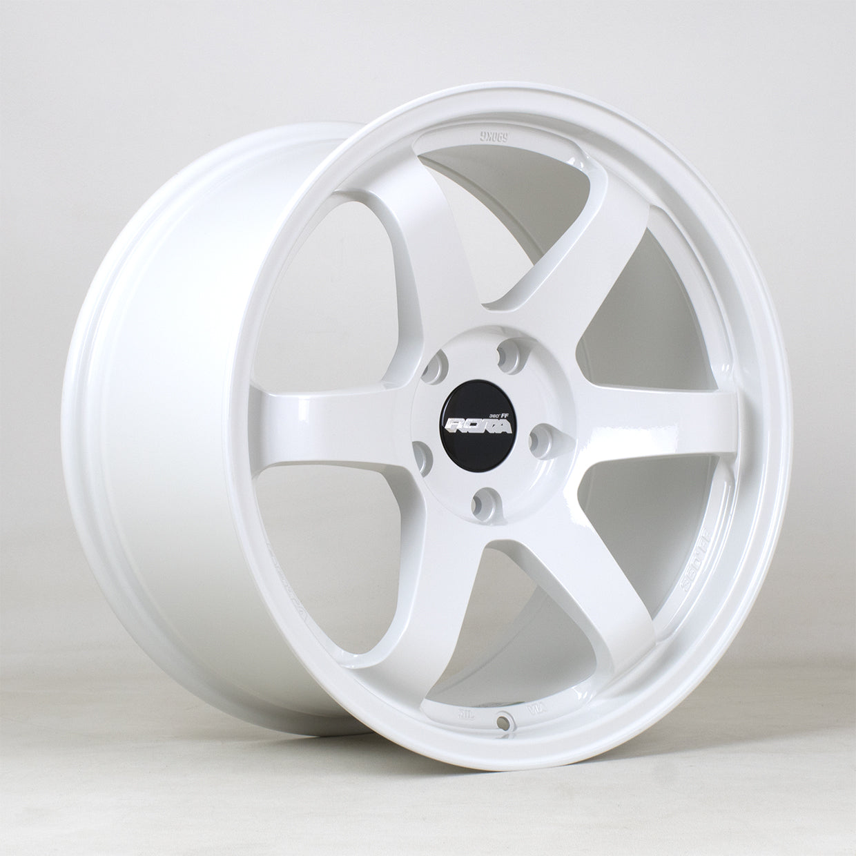 Rota Grid FF, 18 x 9.5 inch, 5114 PCD, et40 in White Single Rim