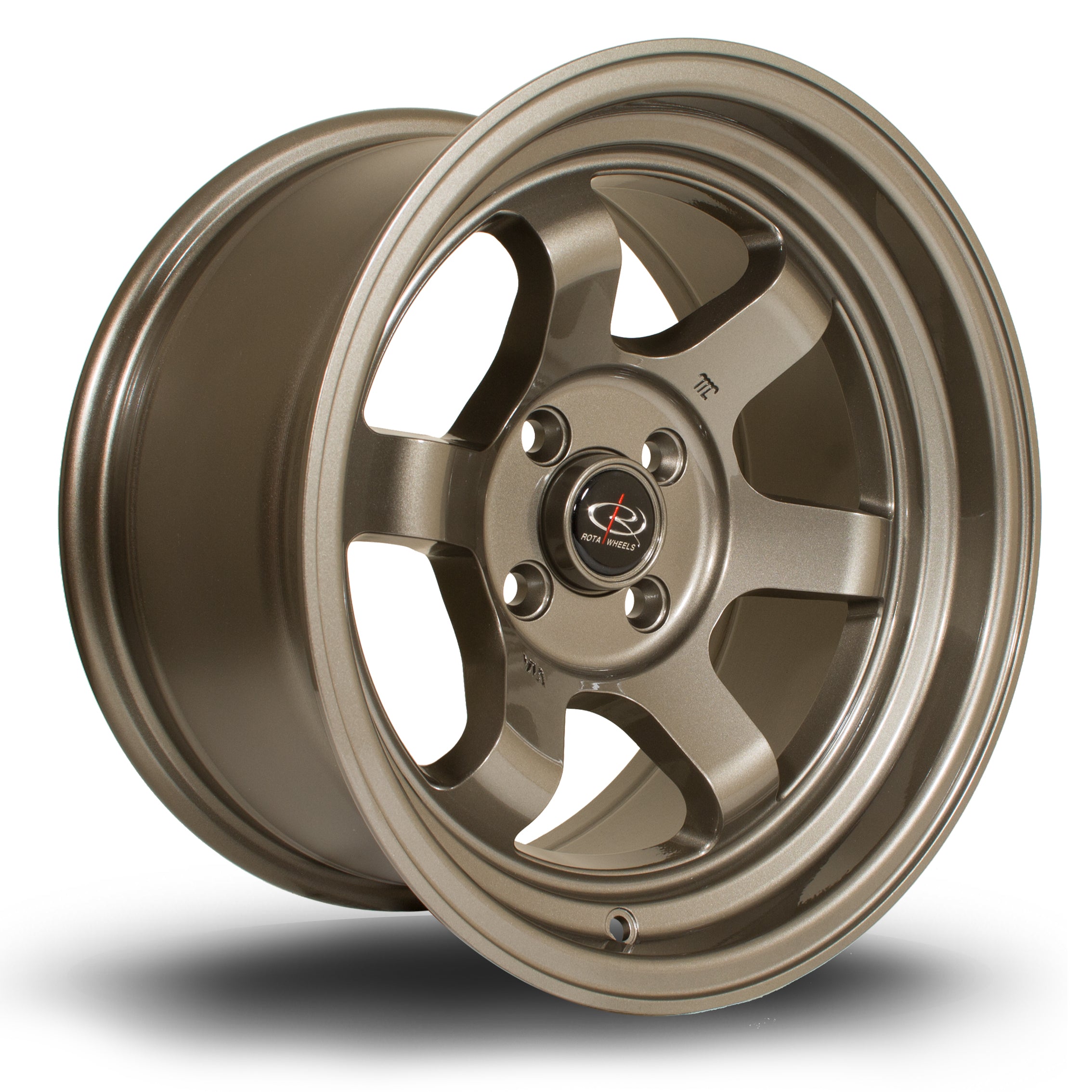 Rota Grid Max, 15 x 8 inch, 4x100 PCD, ET0 in Bronze, Single Wheel