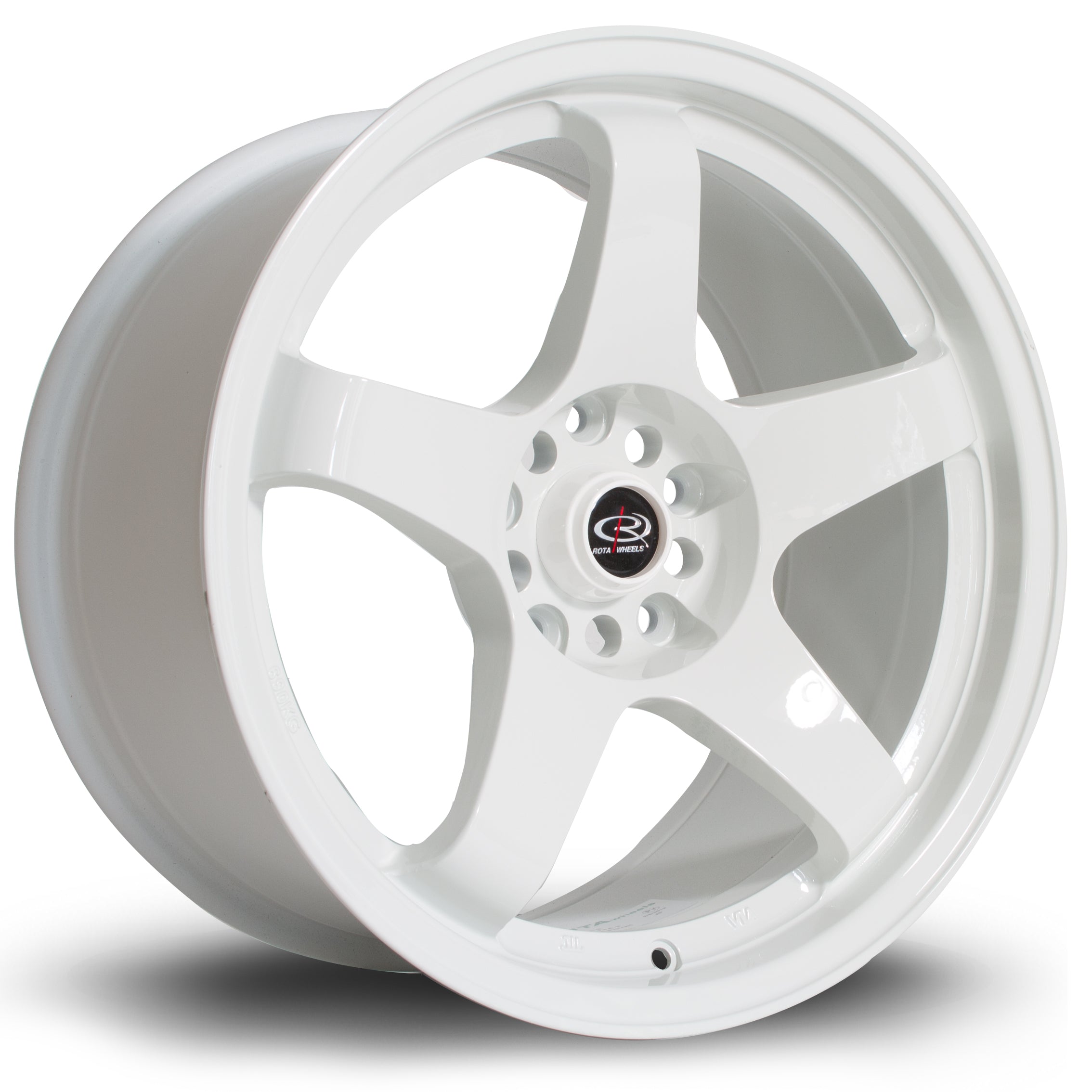 Rota GTR, 17 x 9 inch, 5x114 PCD, ET25 in White, Single Wheel