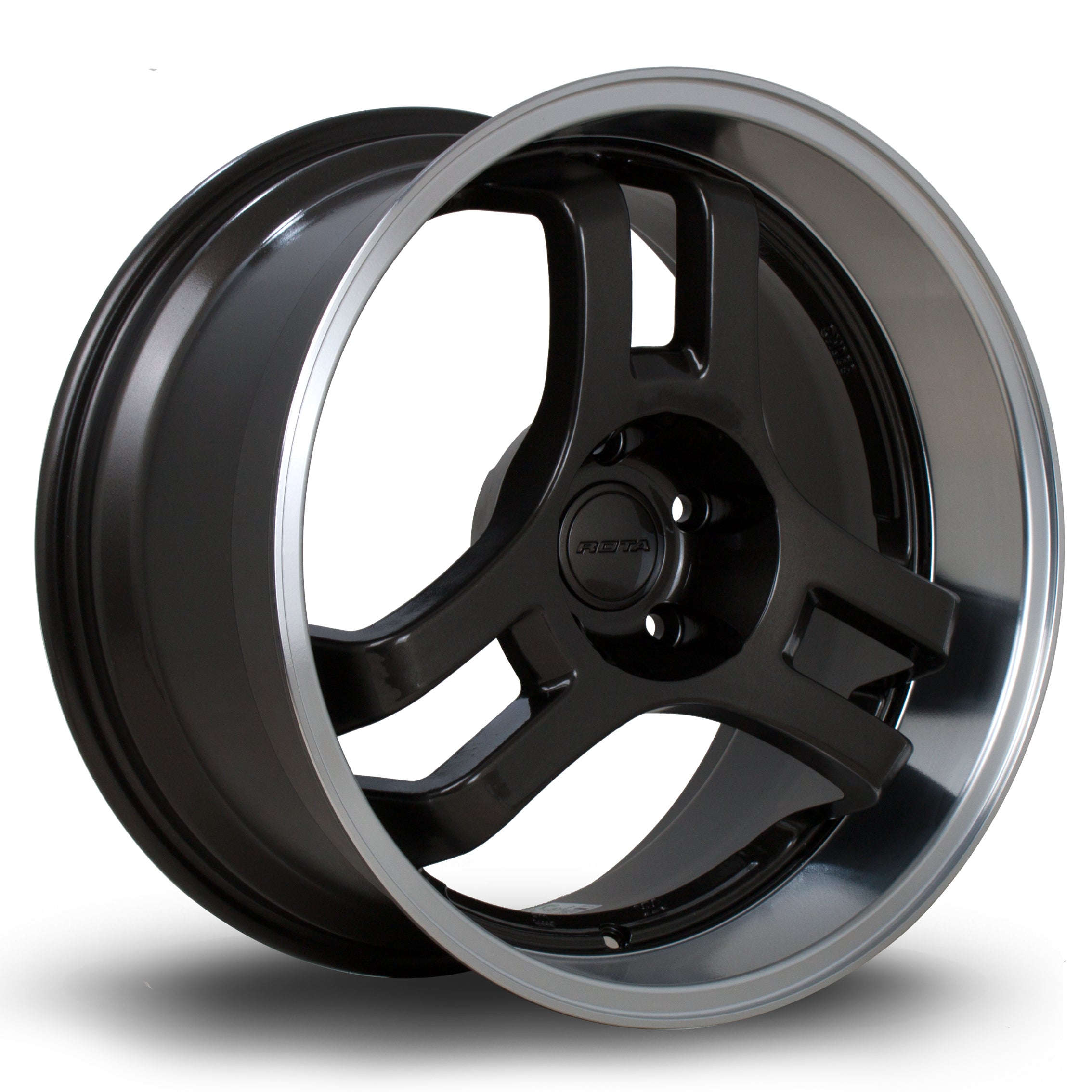 Rota HM3, 18 x 9.5 inch, 5x114 PCD, ET35 in Gunmetal with Polished Lip, Single Wheel