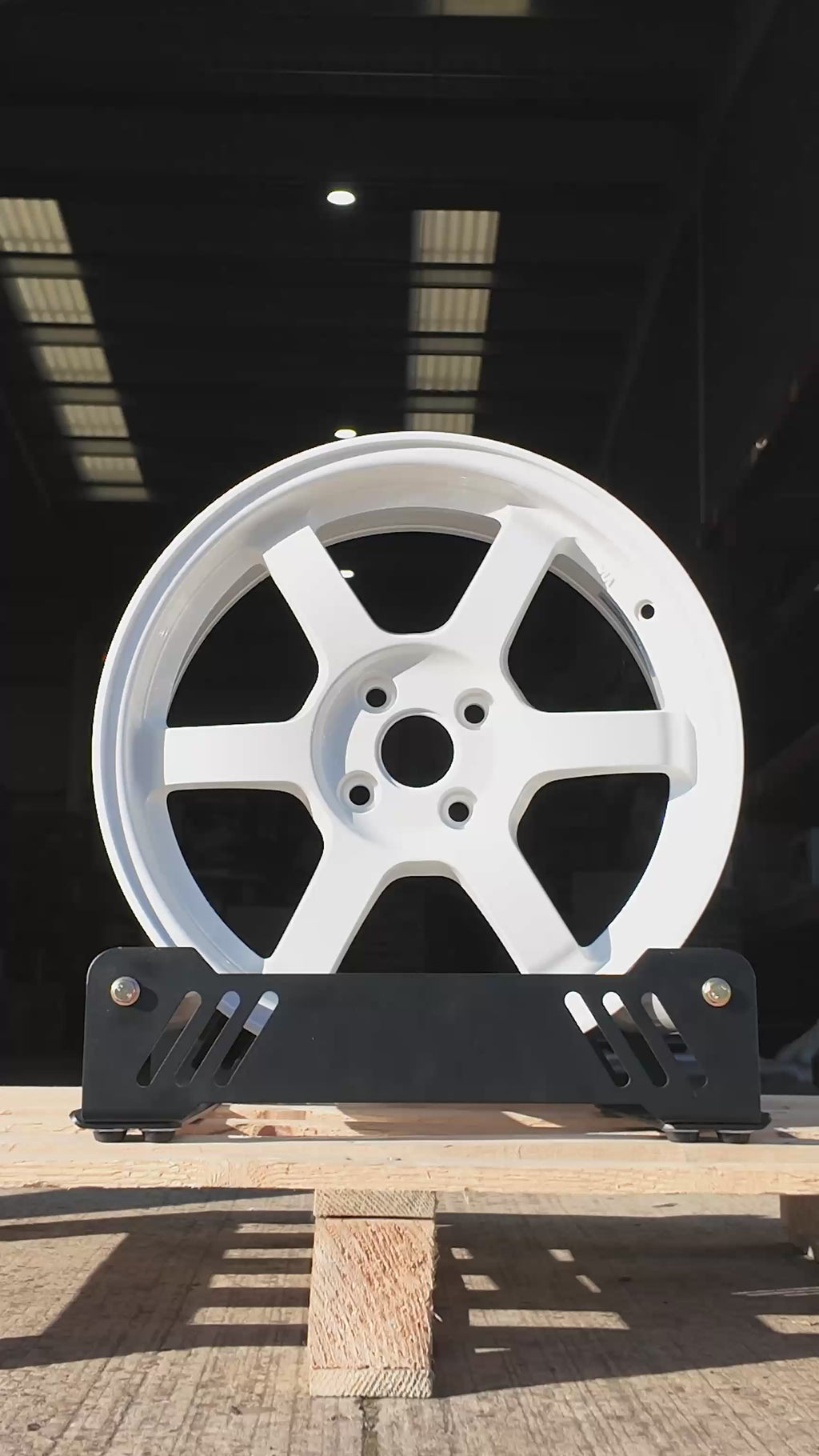 Rota Grid-V, 15 x 8 inch, 4114 PCD, ET0 White