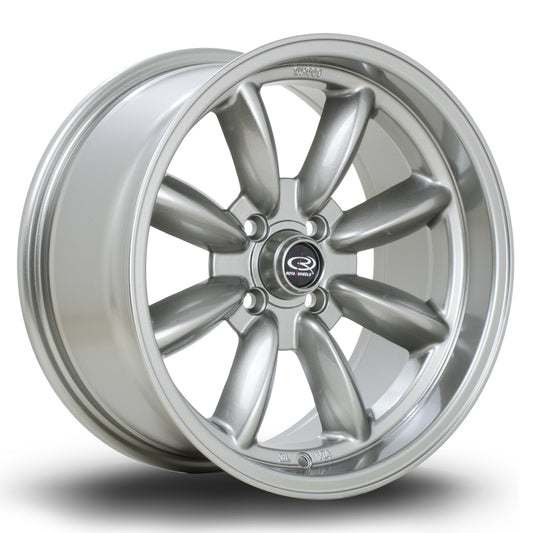 Rota RBR, 16 x 8 inch, 4100 PCD, et10 in SteelGrey Single Rim