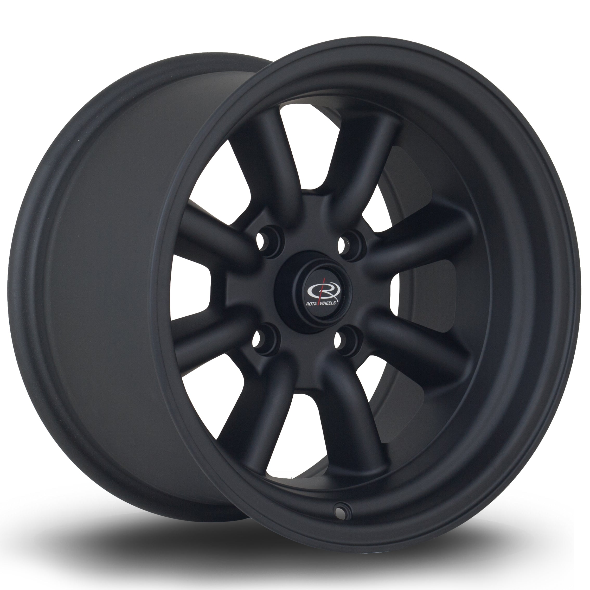 Rota RKR, 15 x 9 inch, 4x100 PCD, ET0 in Flat Black 2, Single Wheel