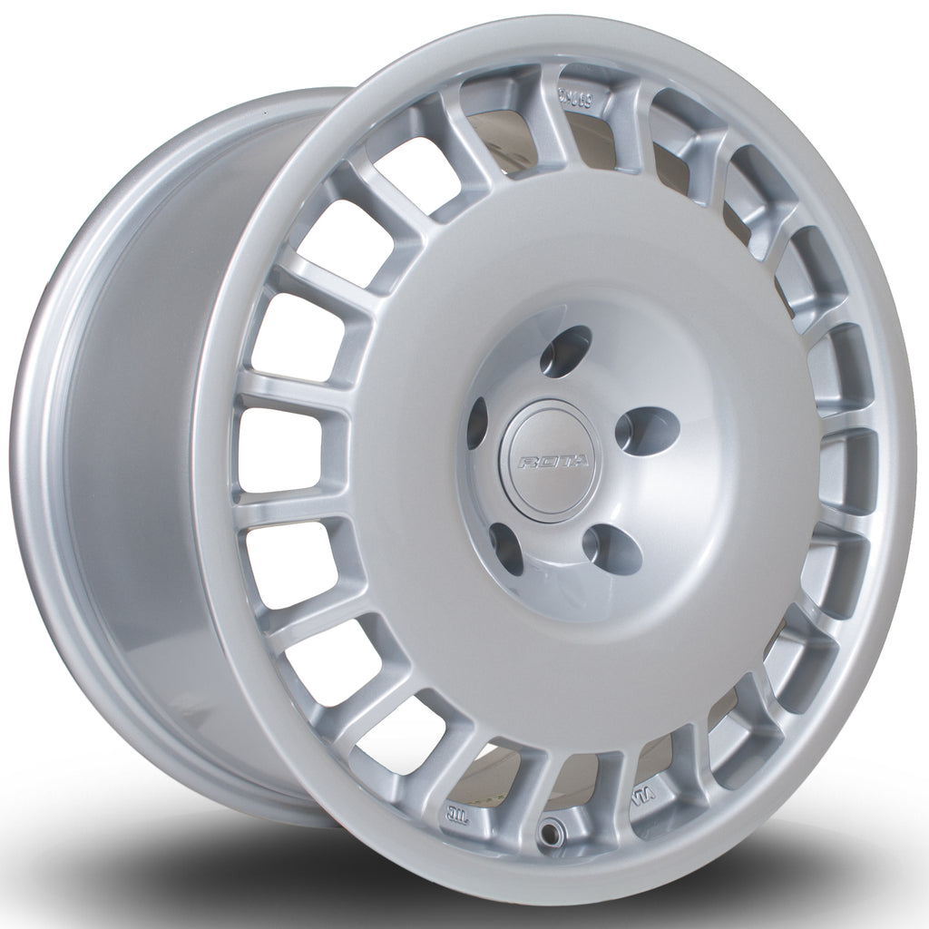 Rota D154, 17 x 8 inch, 5x112 PCD, ET35 in Silver, Single Rim