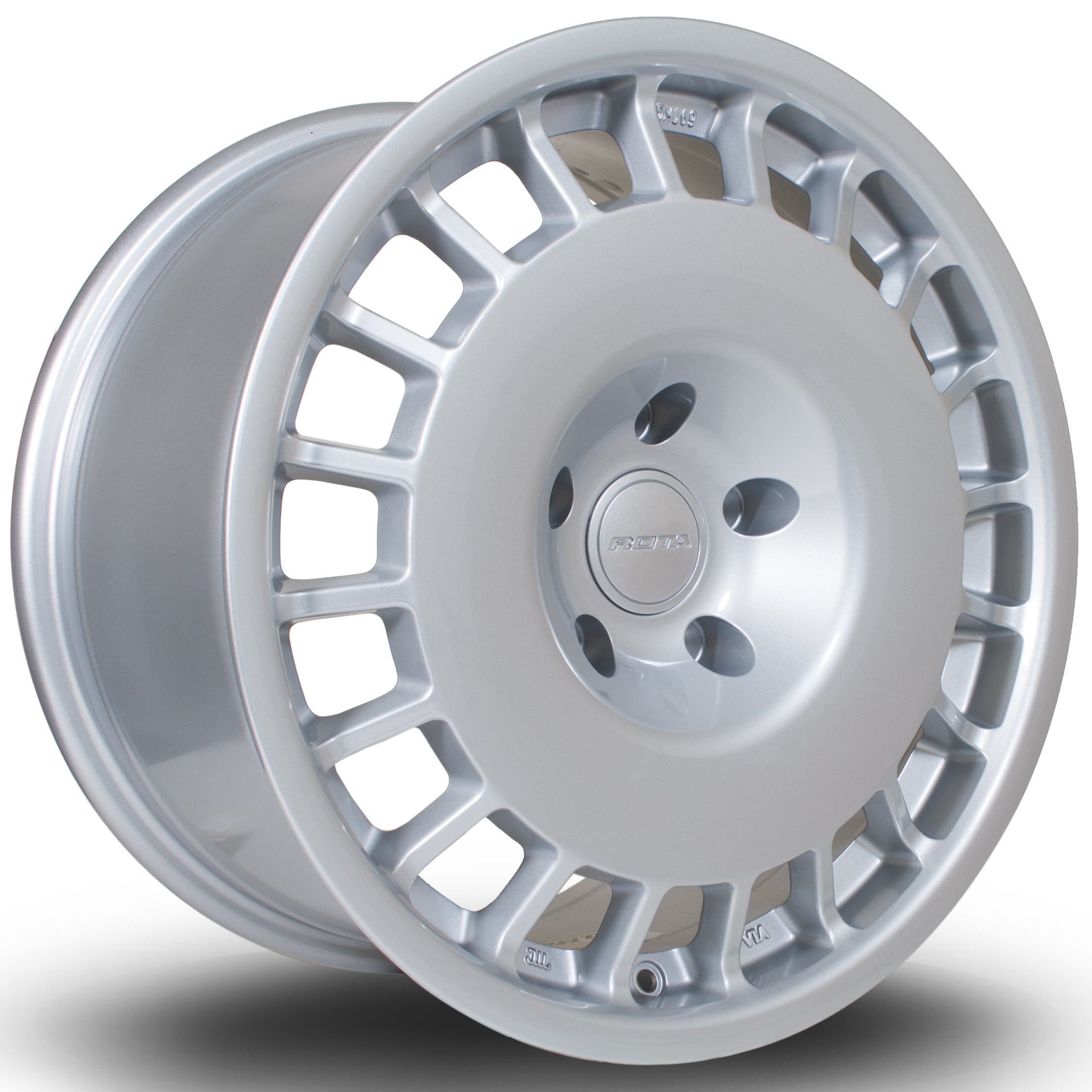 Rota D154, 17 x 8 inch, 5112 PCD, ET35 in Silver Single Rim