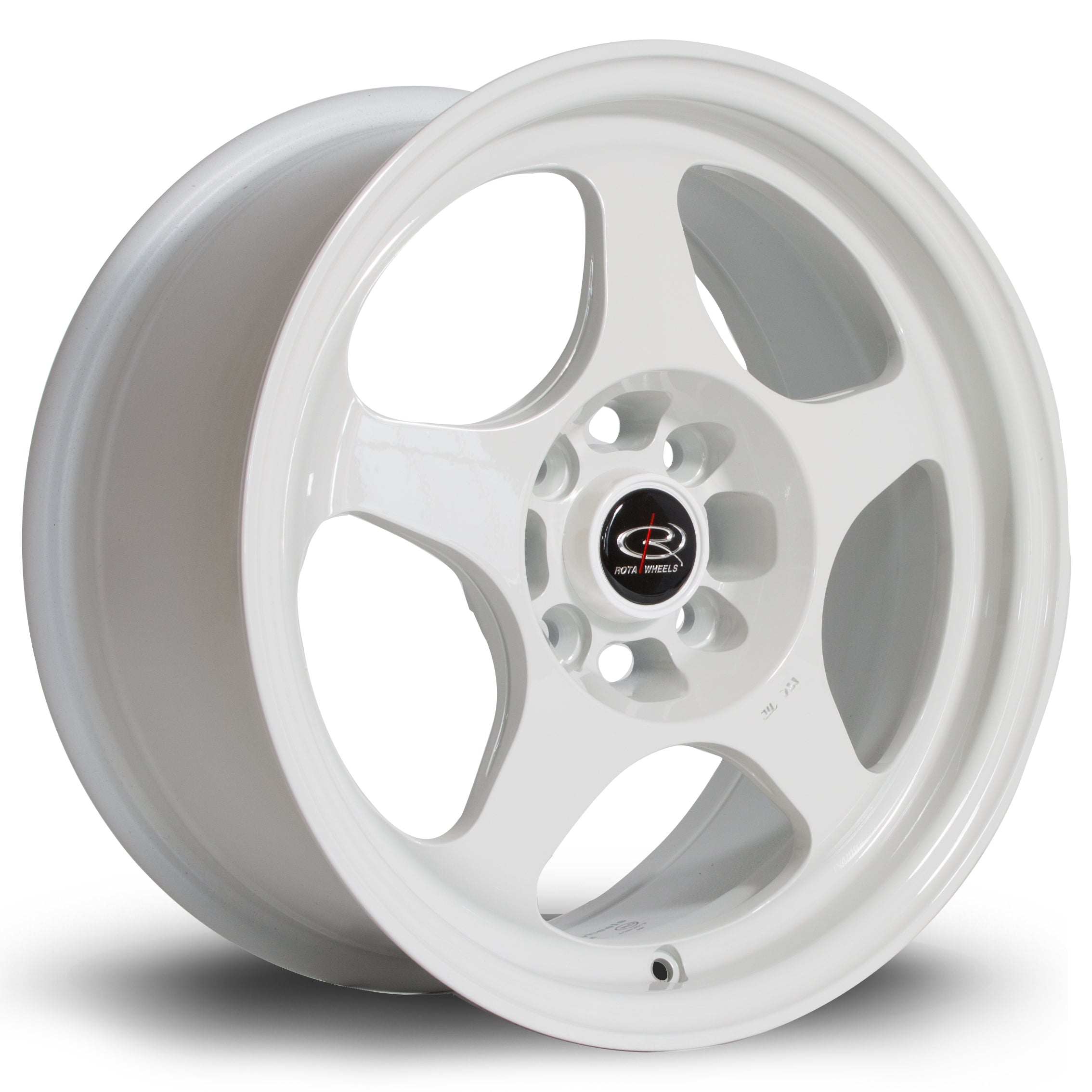 Rota Slip, 15 x 7 inch, 4x100 PCD, ET28 in White, Single Wheel