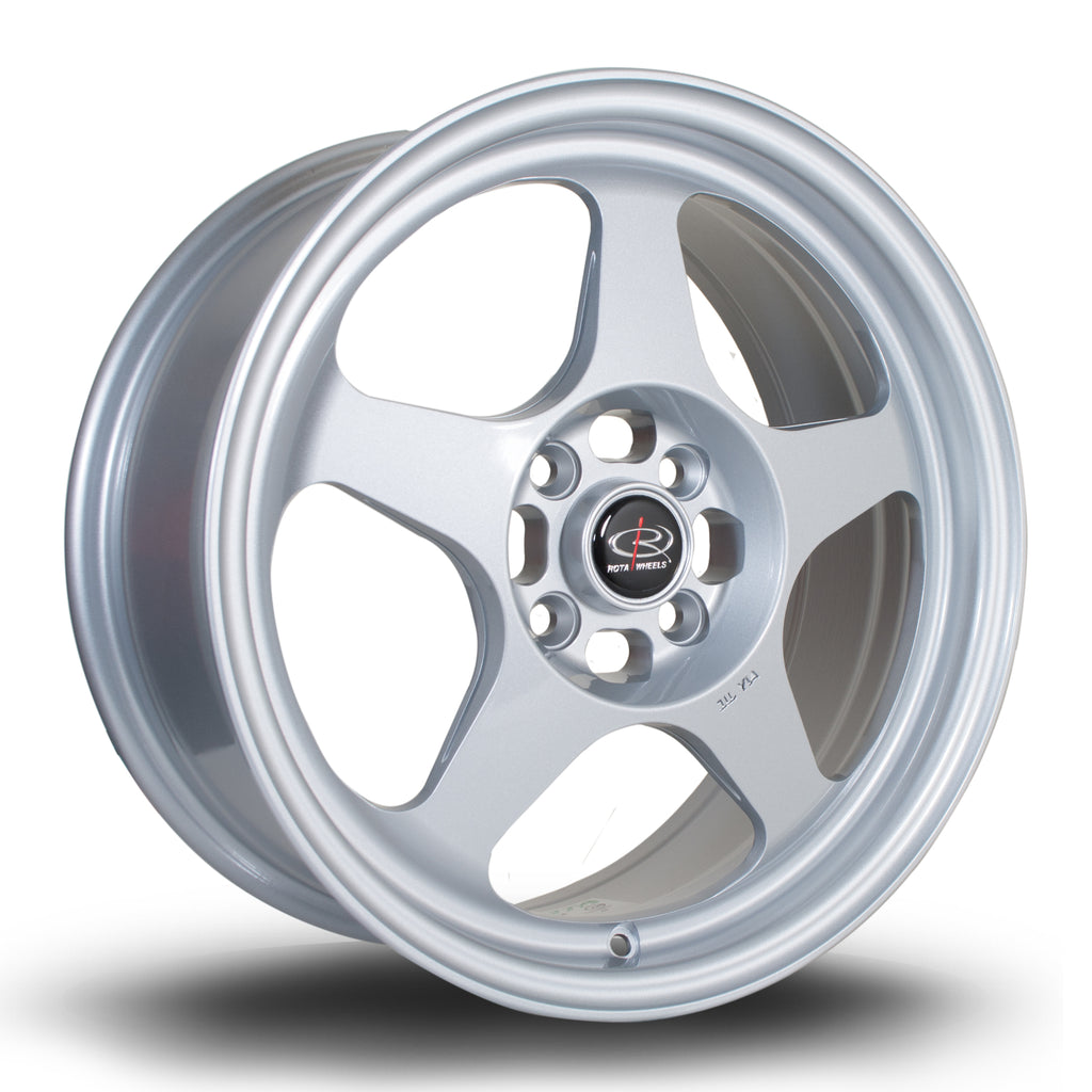 Rota Slip, 16 x 7 inch, 4x100 PCD, ET40 in Silver, Single Wheel